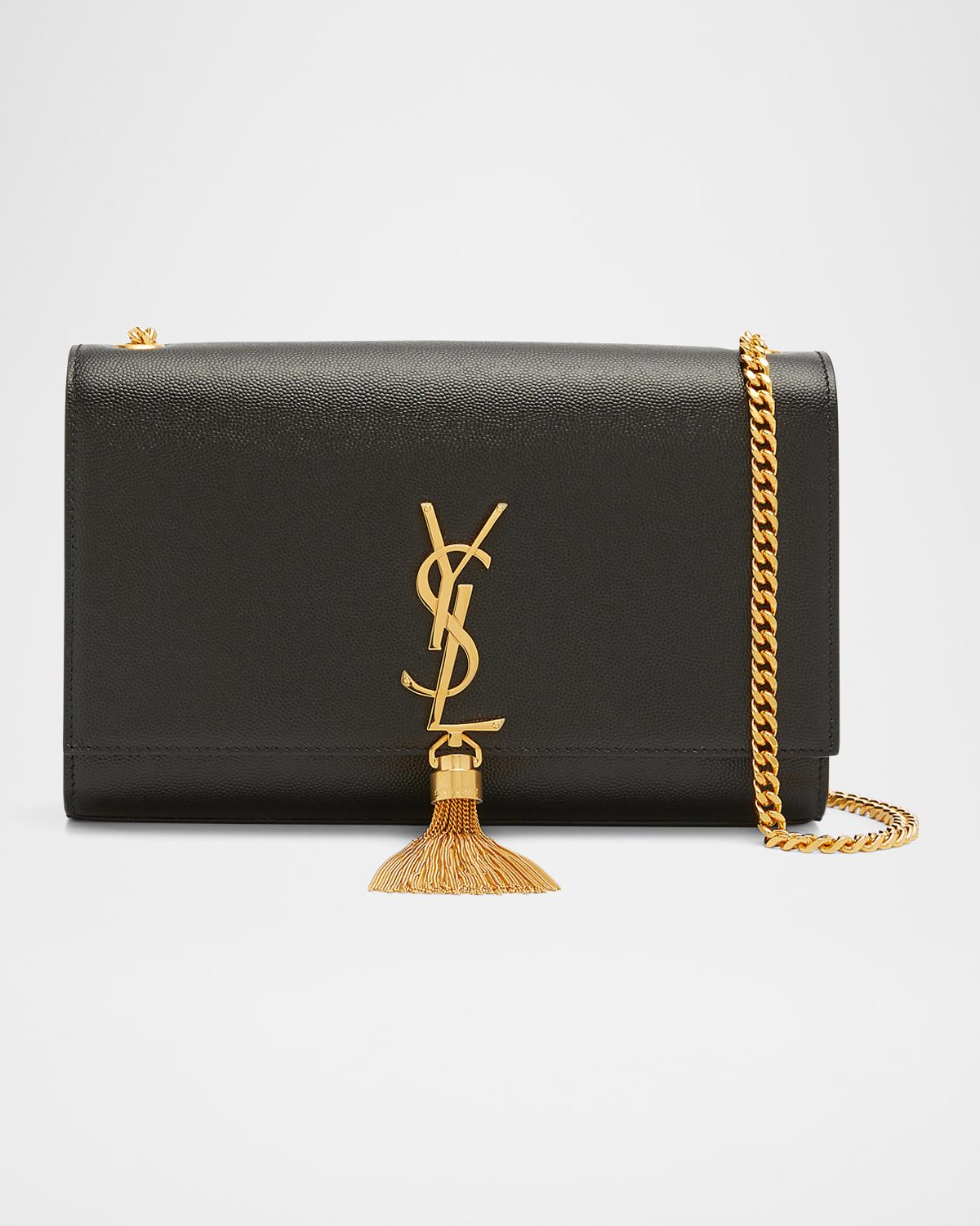 Kate Medium YSL Monogram Grain de Poudre Crossbody Bag
