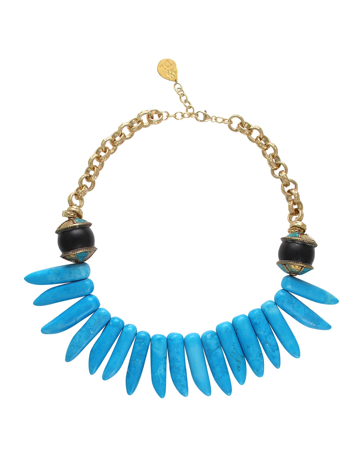 Devon Leigh Turquoise Spike Necklace