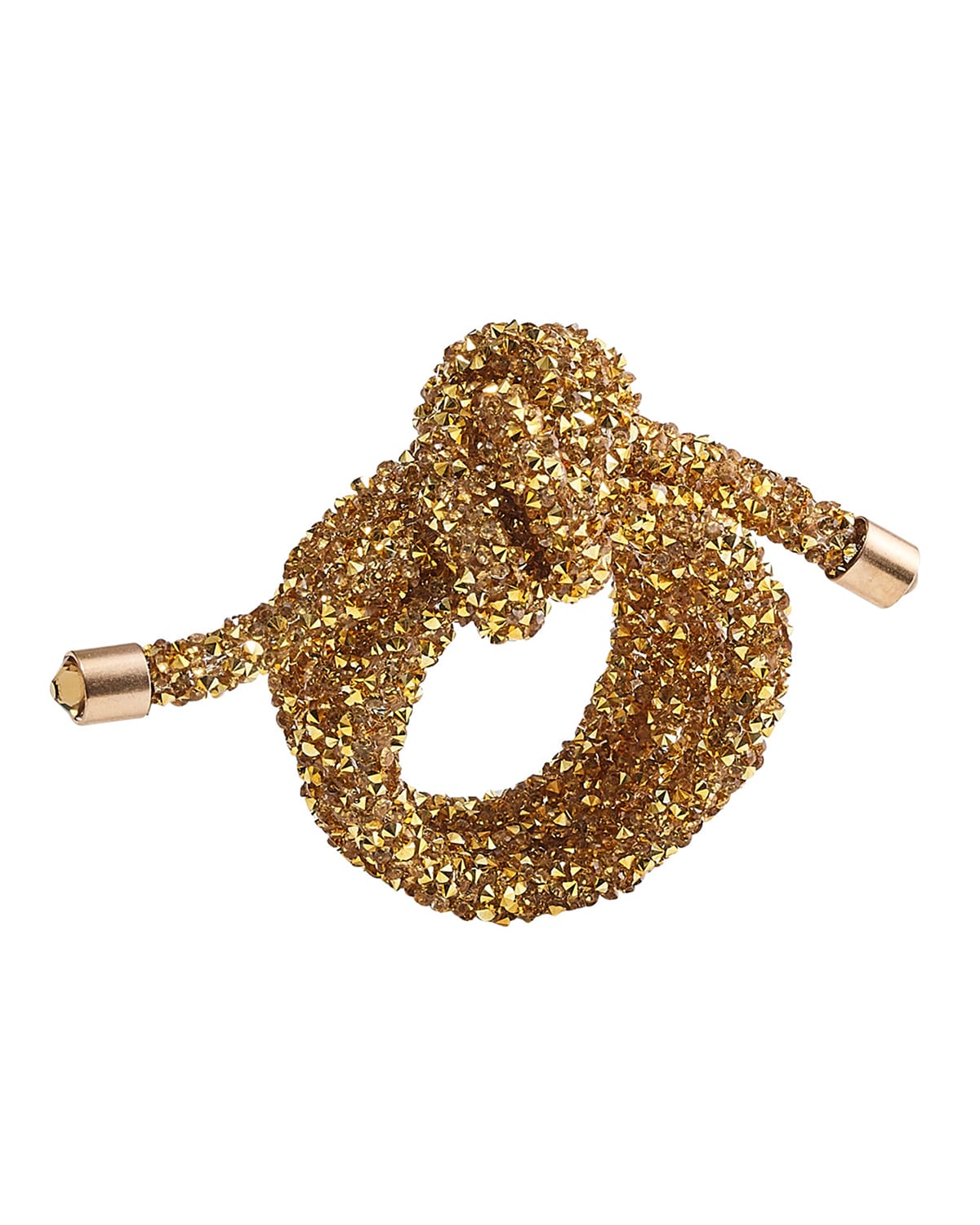 Shop Kim Seybert Glam Knot Napkin Ring, Gold