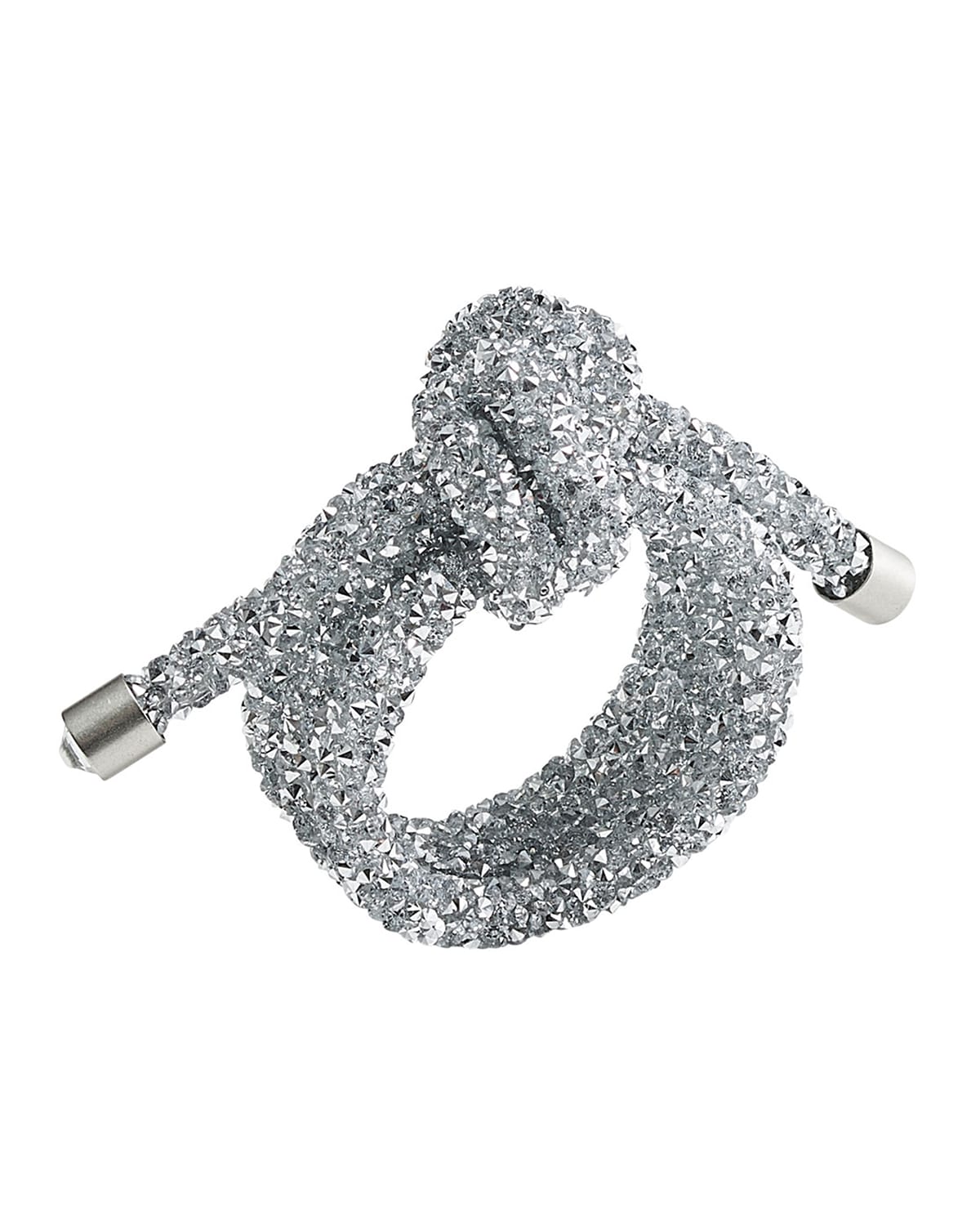 Kim Seybert Glam Knot Napkin Ring, Silver In Silver