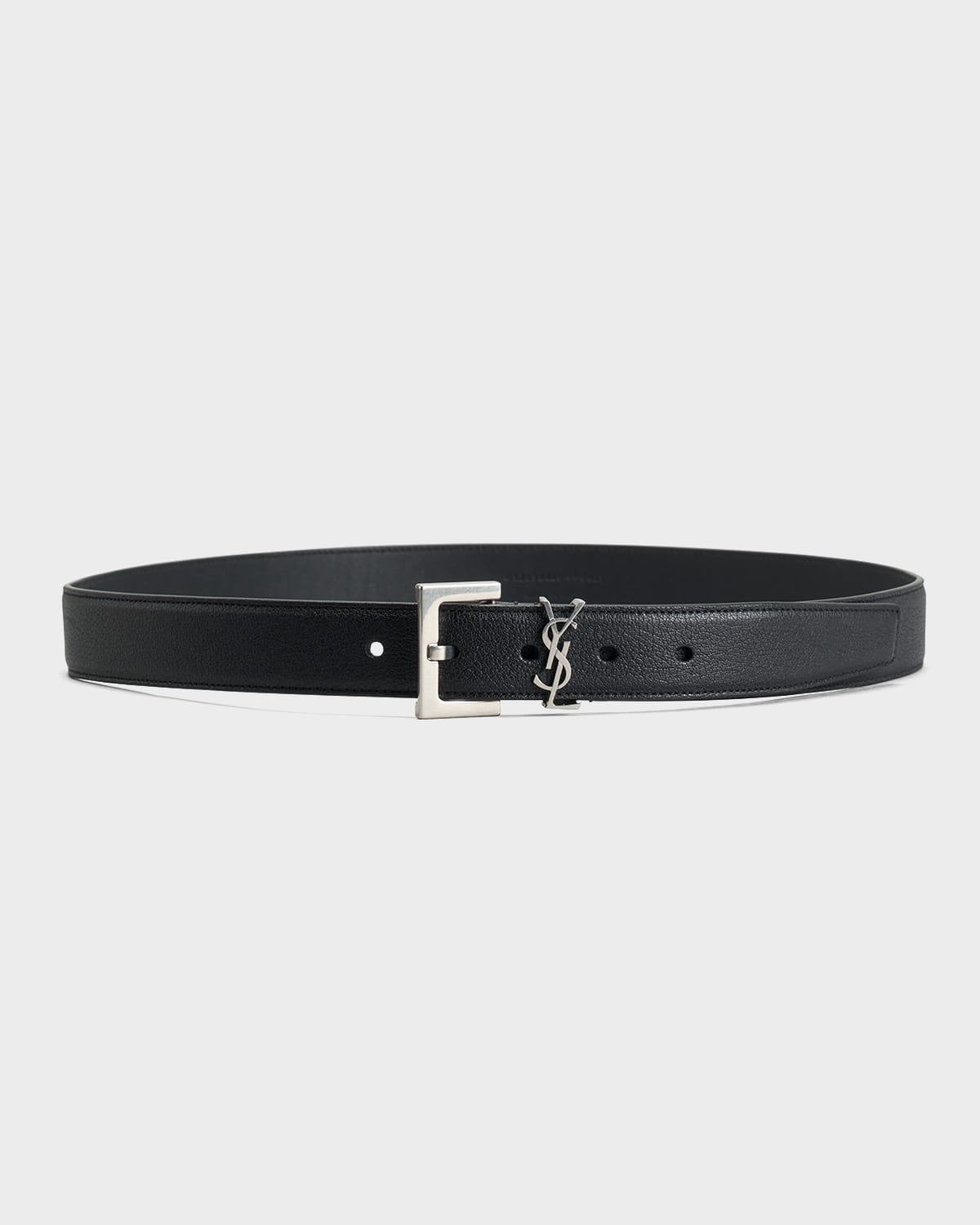 YSL Cintura Box Leather Belt