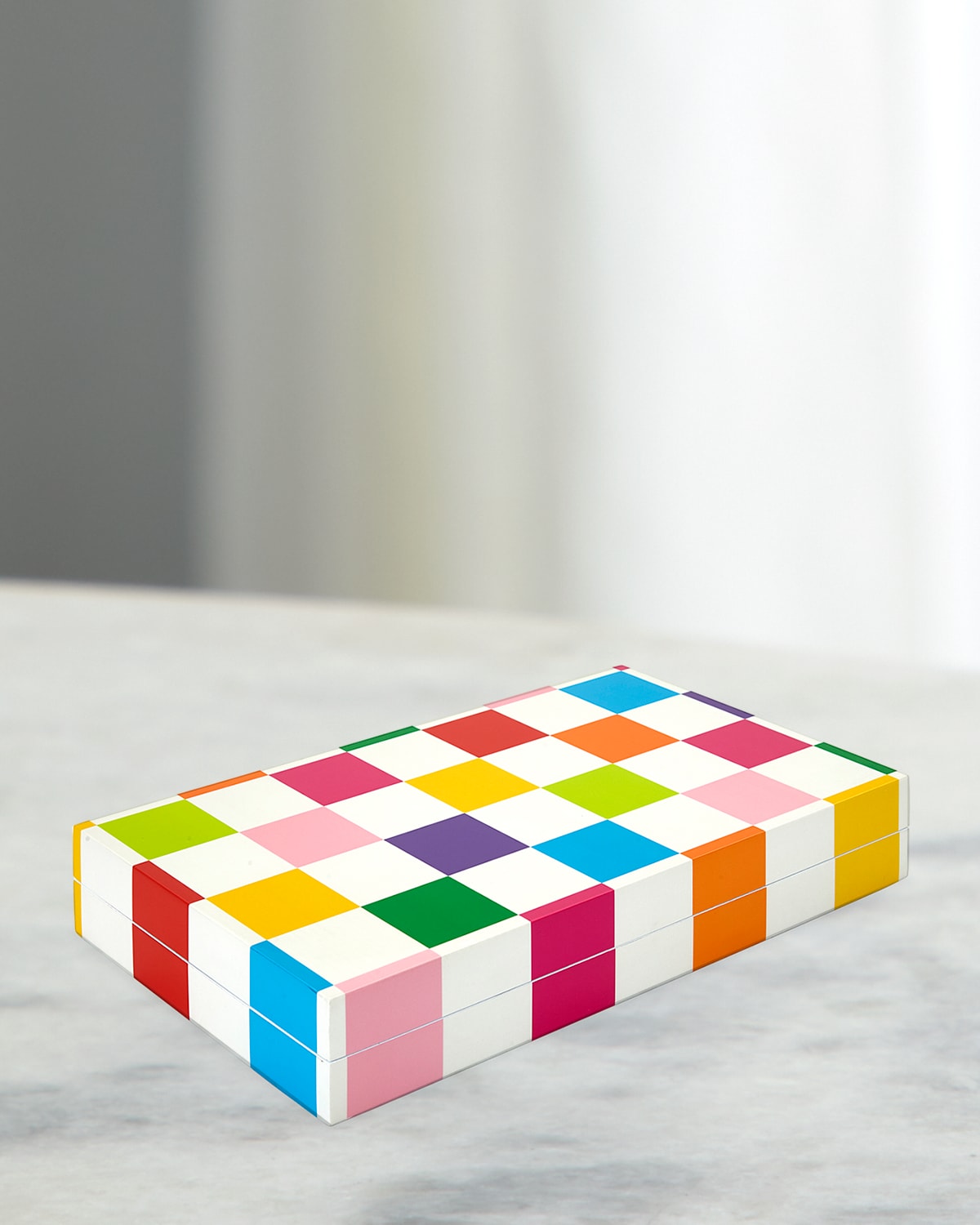 Jonathan Adler Checkerboard Backgammon Set In Multi