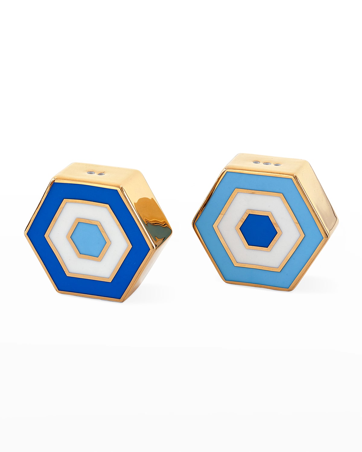 Jonathan Adler Newport Salt And Pepper Set In Blue
