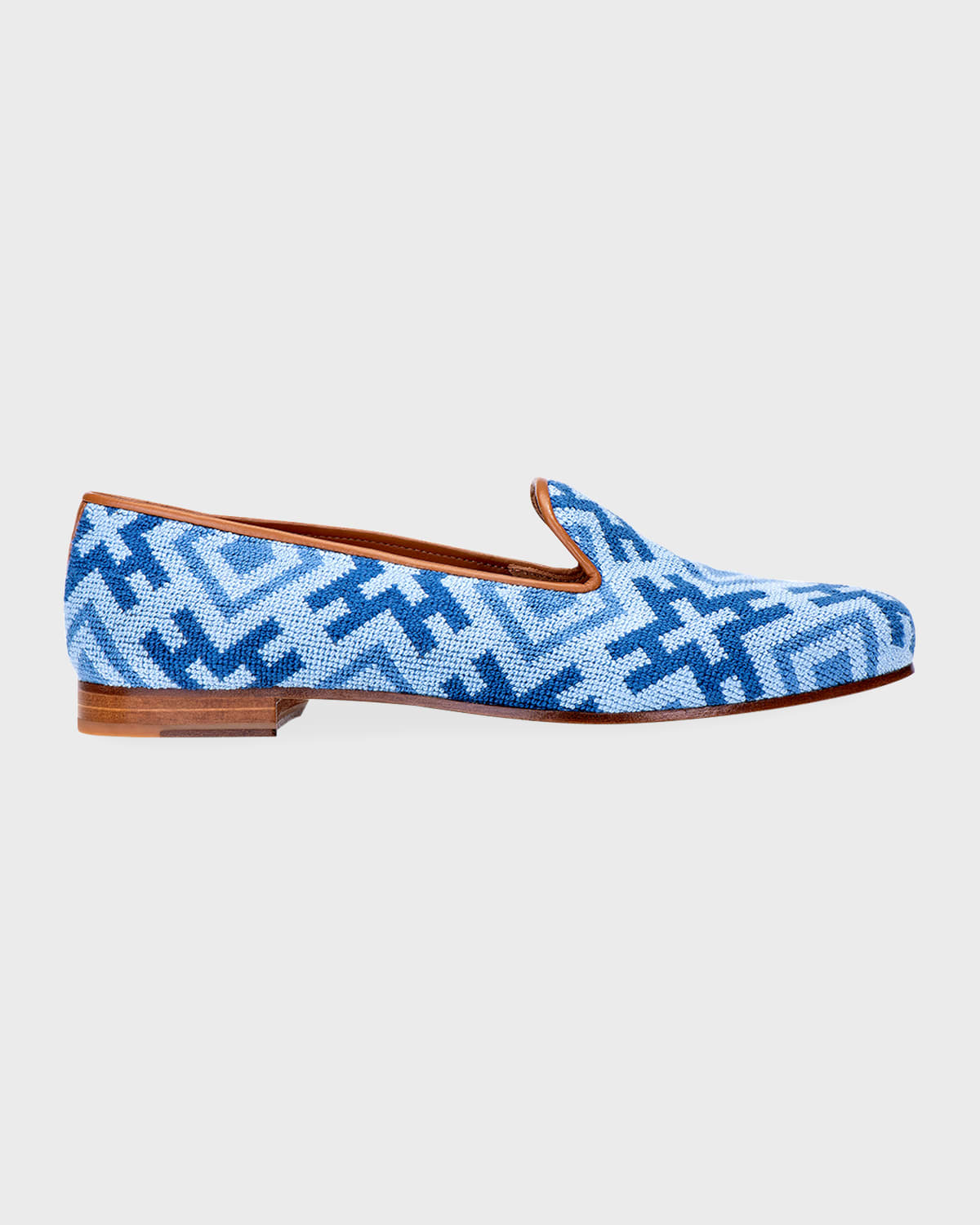 Harlow Needlepoint Smoking Loafers