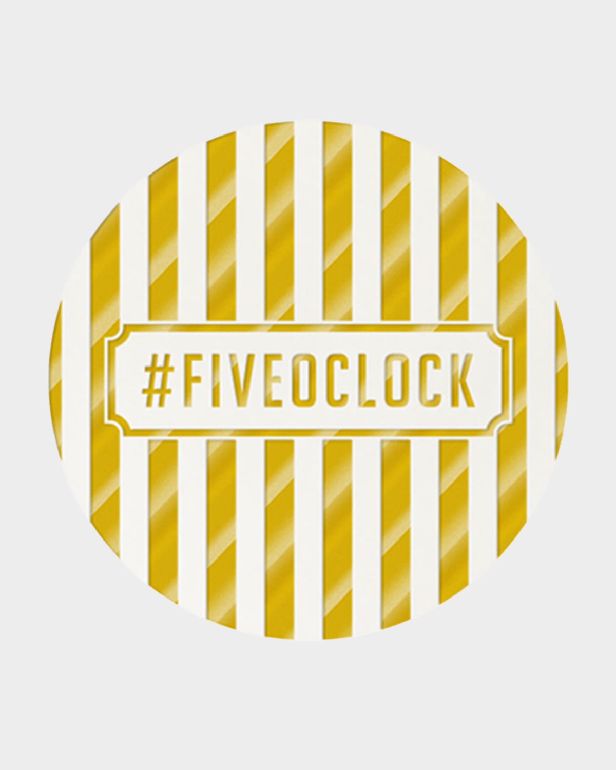 Shop Bell'invito #fiveoclock Coasters - Set Of 18 In Gold