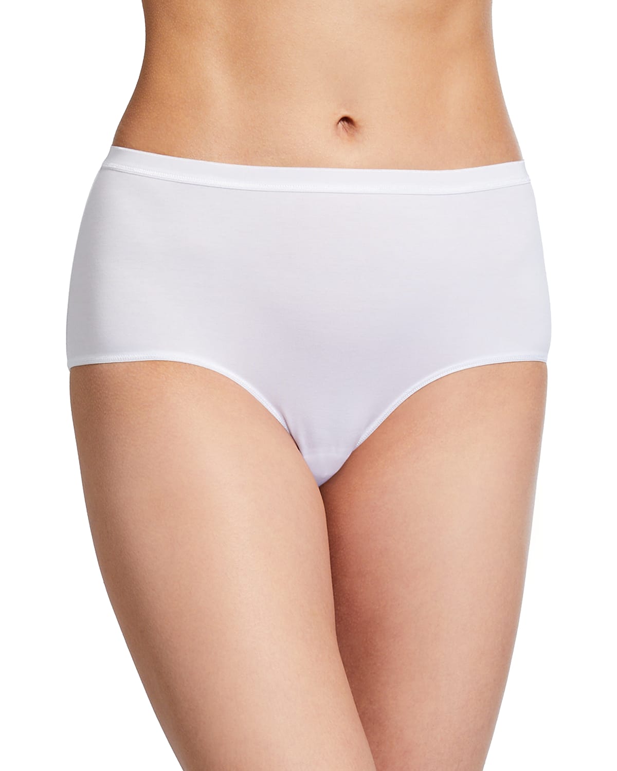 Shop Hanro Cotton Sensation Full Brief In White