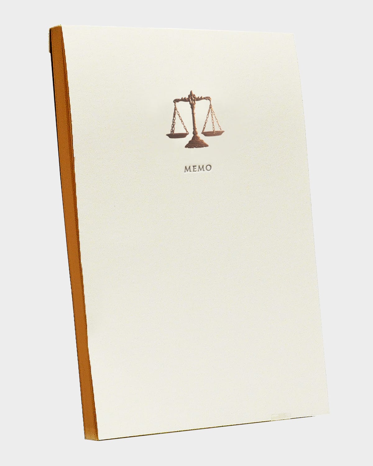 Bell'invito Justice Scales Jotter In Copper