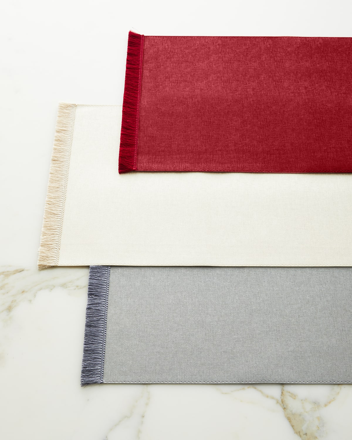 Mode Living Aurora Placemats, Set Of 4 In Silver