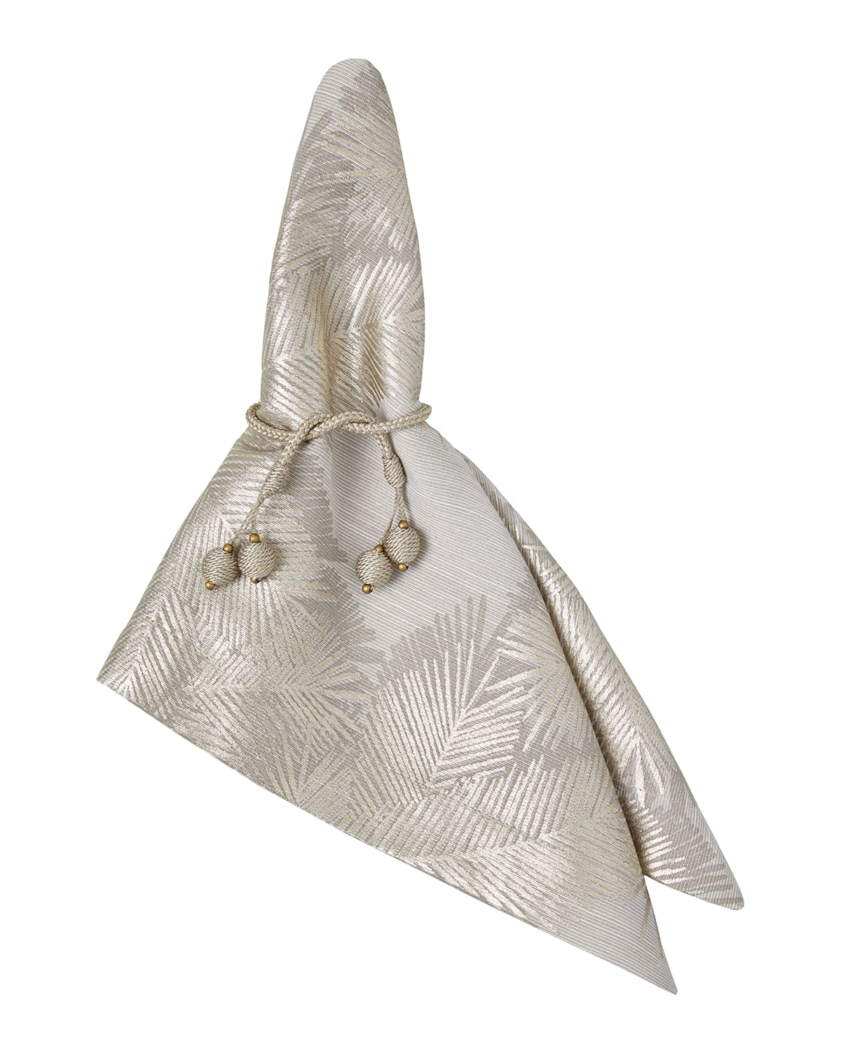 Mode Living Botanica Napkins, Set Of 4 In Silver