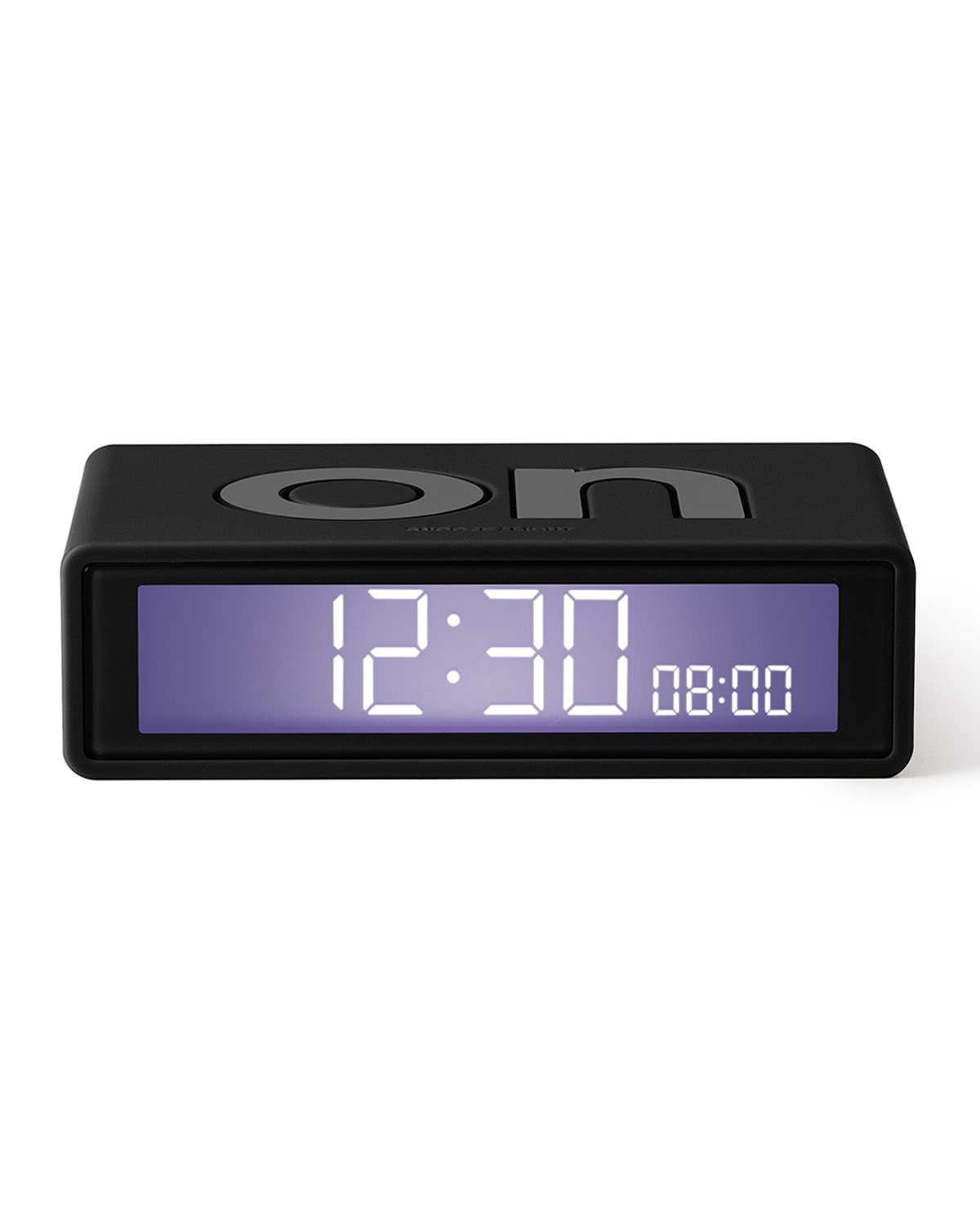 Flip+ Travel Clock - Reversible LCD Alarm Clock