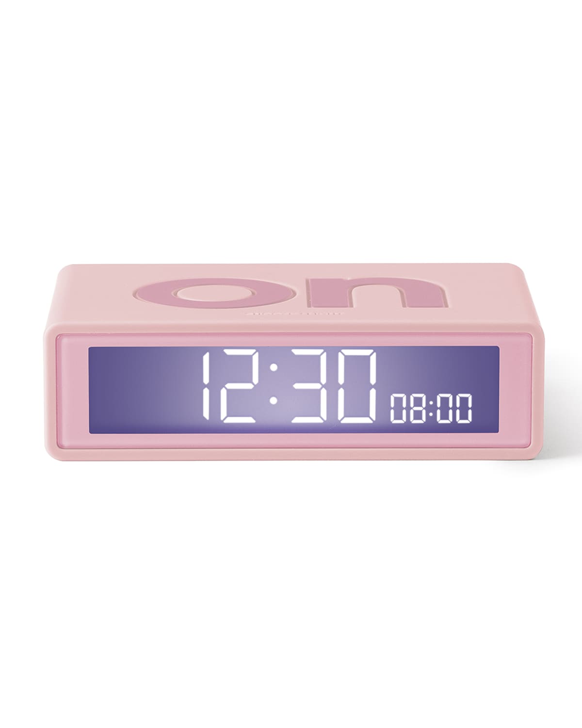 Lexon Design Flip+ Travel Clock - Reversible LCD Alarm Clock