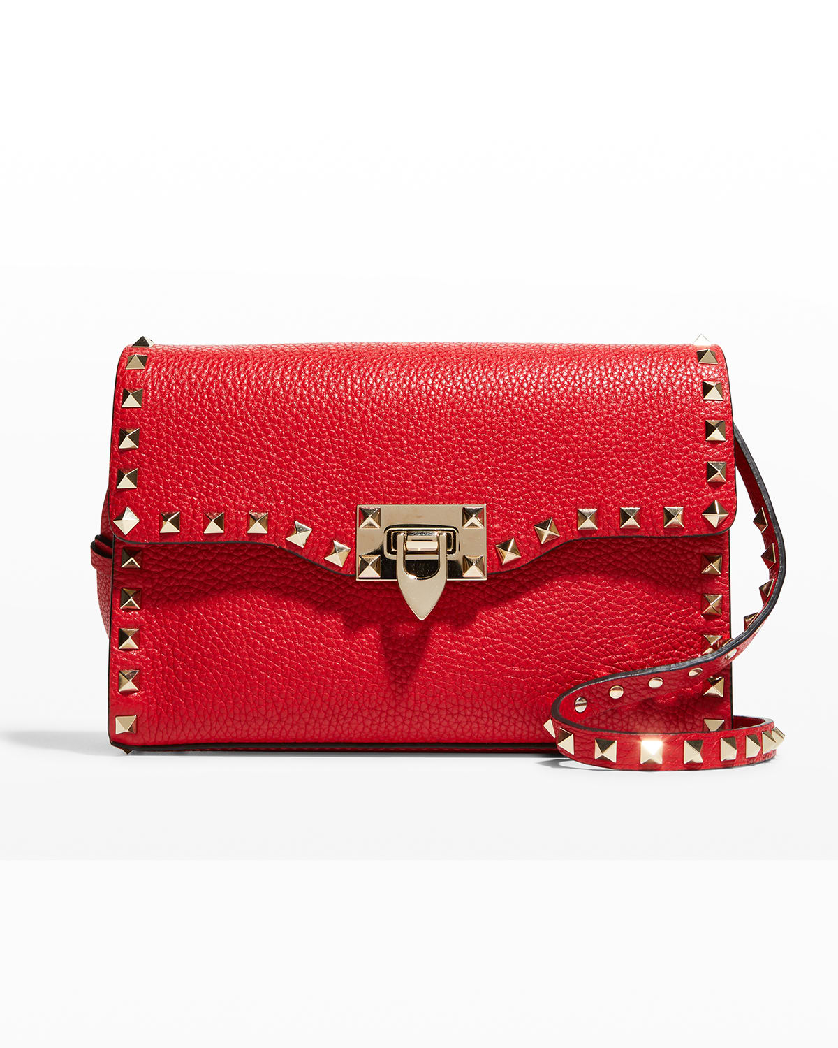 Valentino Garavani Small Rockstud Leather Shoulder Bag