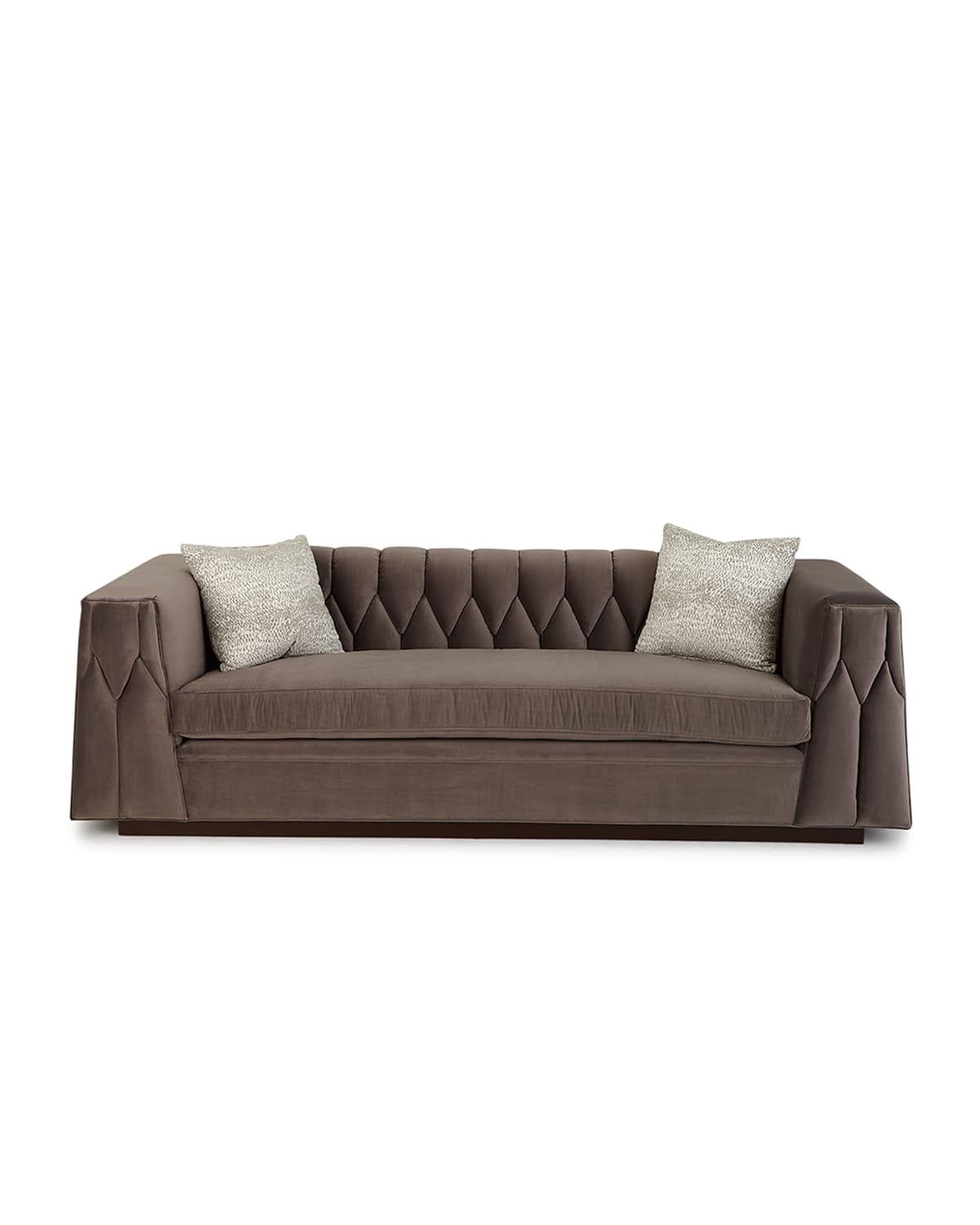 Haute House Margo Sofa, 100" In Gray