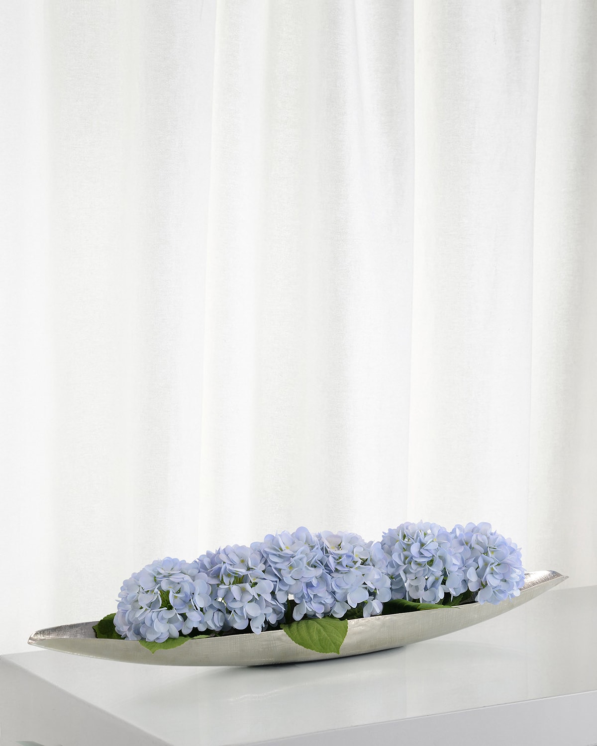 Shop John-richard Collection Real Touch Seawater Floral Arrangement In Blue