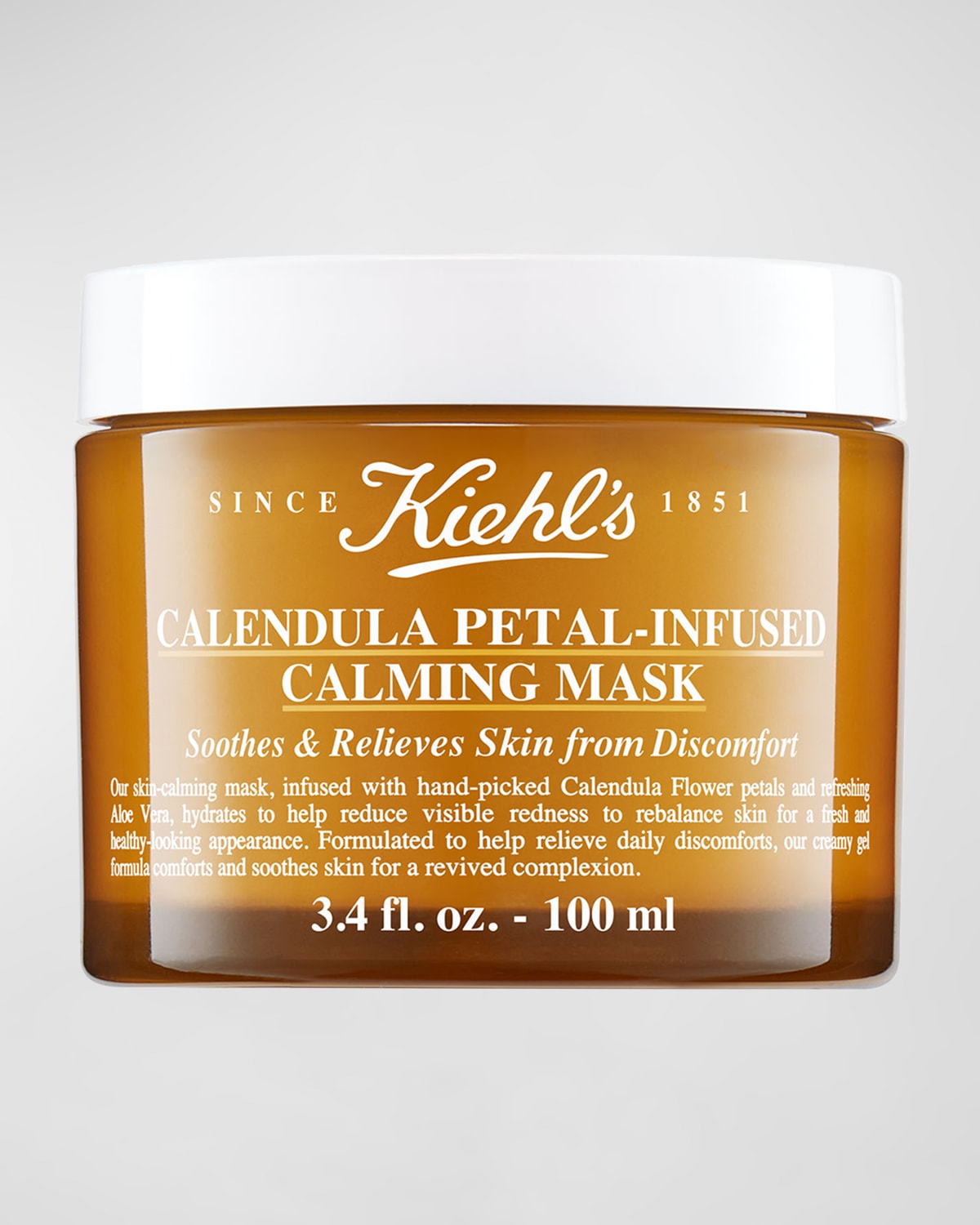 Kiehl's Since 1851 Calendula & Aloe Soothing Hydration Masque Cream 3.4 oz Skin Care 3605971316760 In Default Title