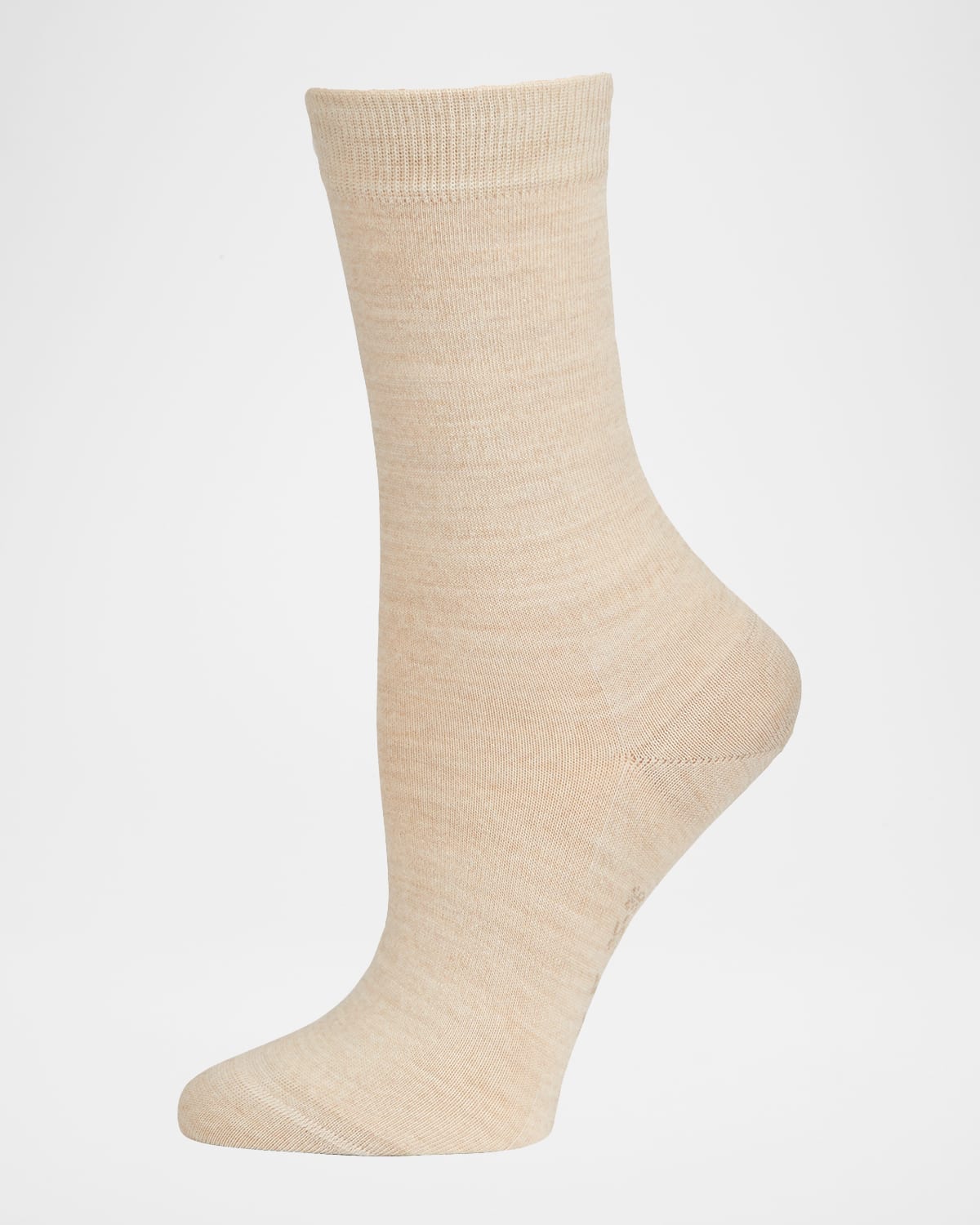 Shop Falke City Soft Wool-blend Socks In Linen Melange