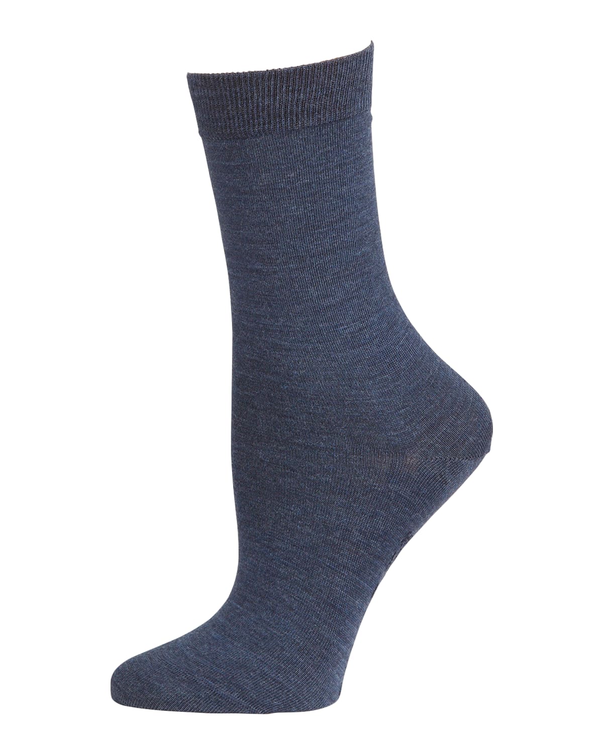 Shop Falke City Soft Wool-blend Socks In Dark Blue Melange