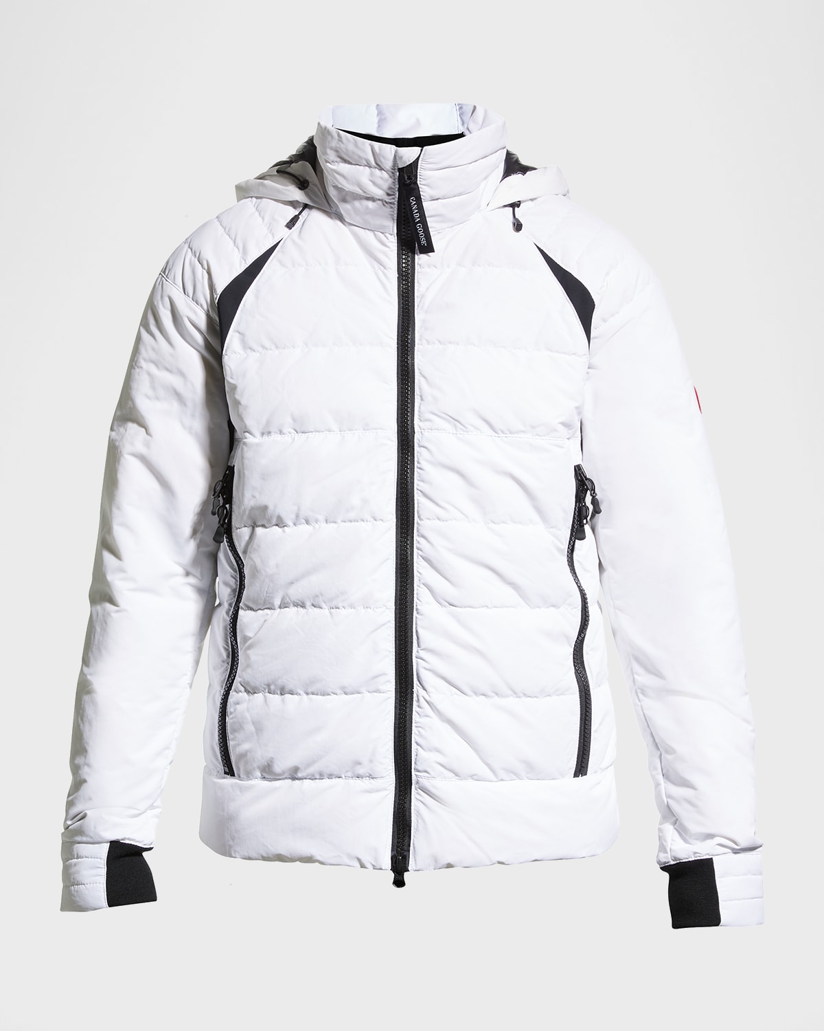 Canada goose hybridge base cheap hooded quilted shell down jacket