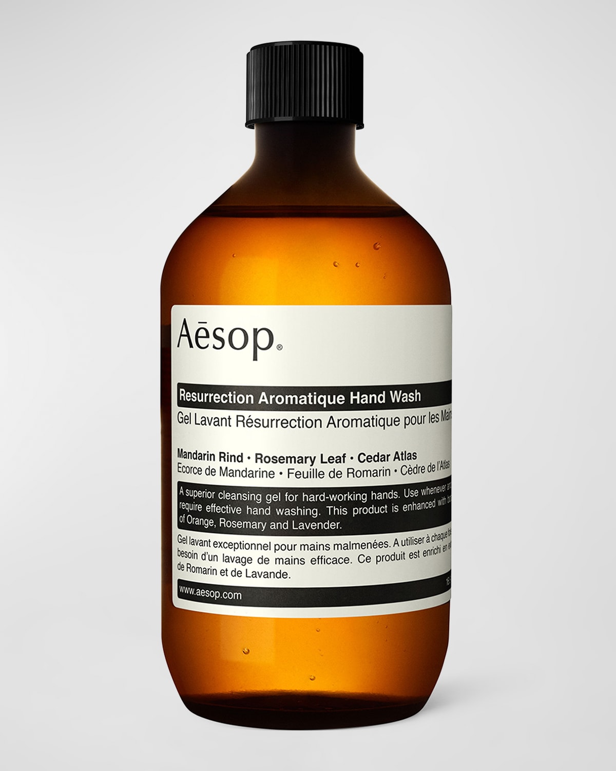 Aesop Resurrection Aromatique Hand Wash Refill With Screw Cap 16.9 Oz.