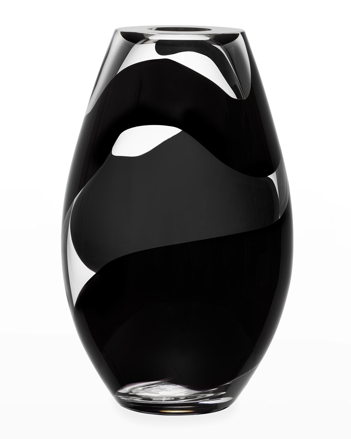 Shop Kosta Boda Nonstop Black Vase In Multi  Color