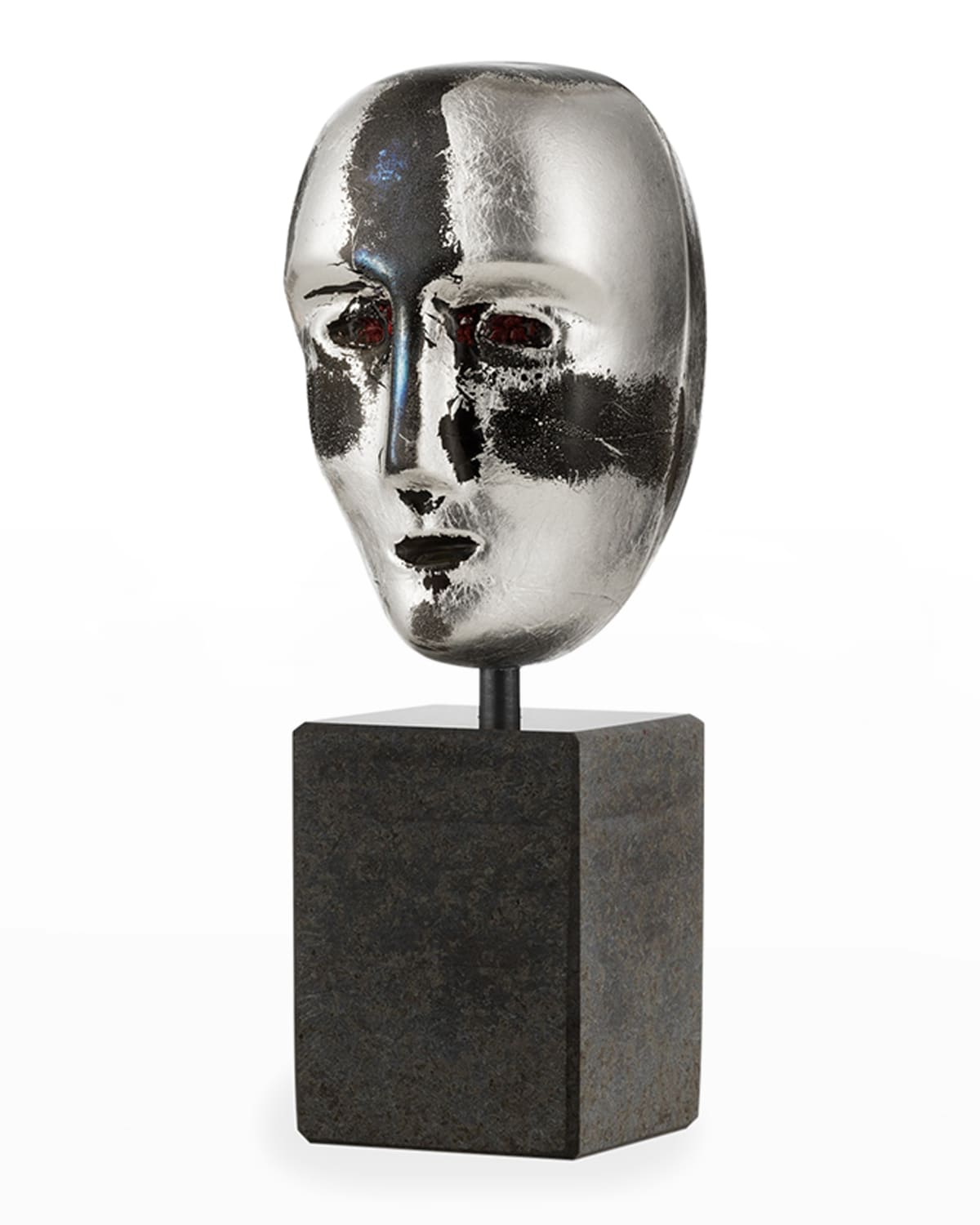 Kosta Boda Brains Mercurius Silver Decorative Accent In Multi  Color