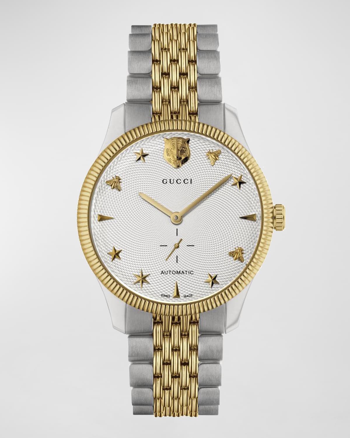 Men's G-Timeless 40mm Automatic Two-Tone Bracelet Watch