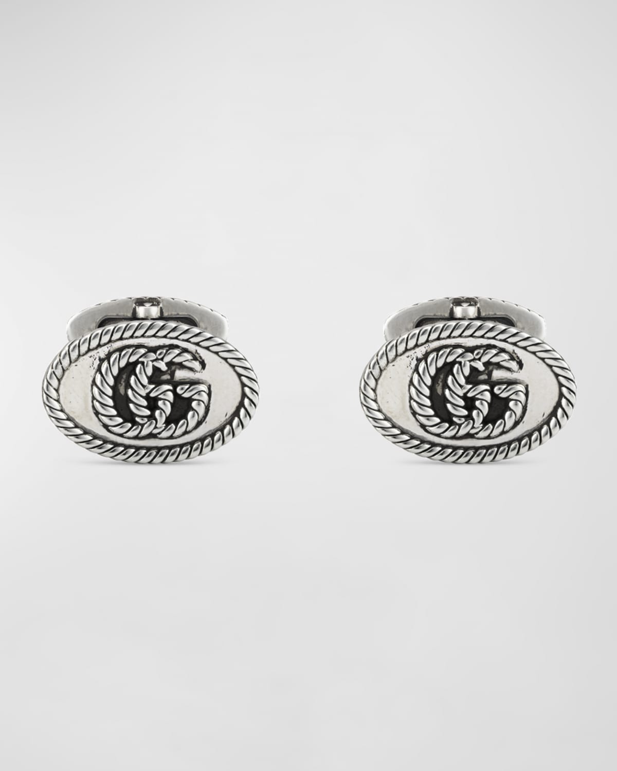 Gucci Men's Gg Marmont Sterling Silver Cufflinks