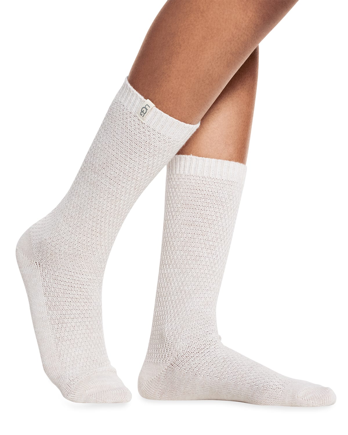 Ugg Classic Merino Wool blend Boot Socks In Cream ModeSens