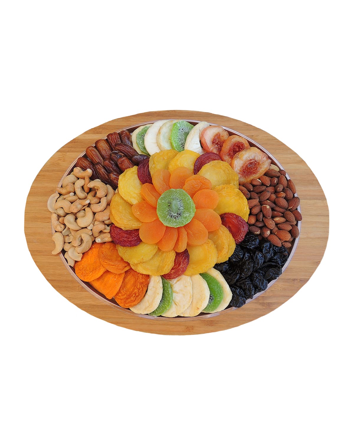 Oval Reusable Serving Tray with Fruit