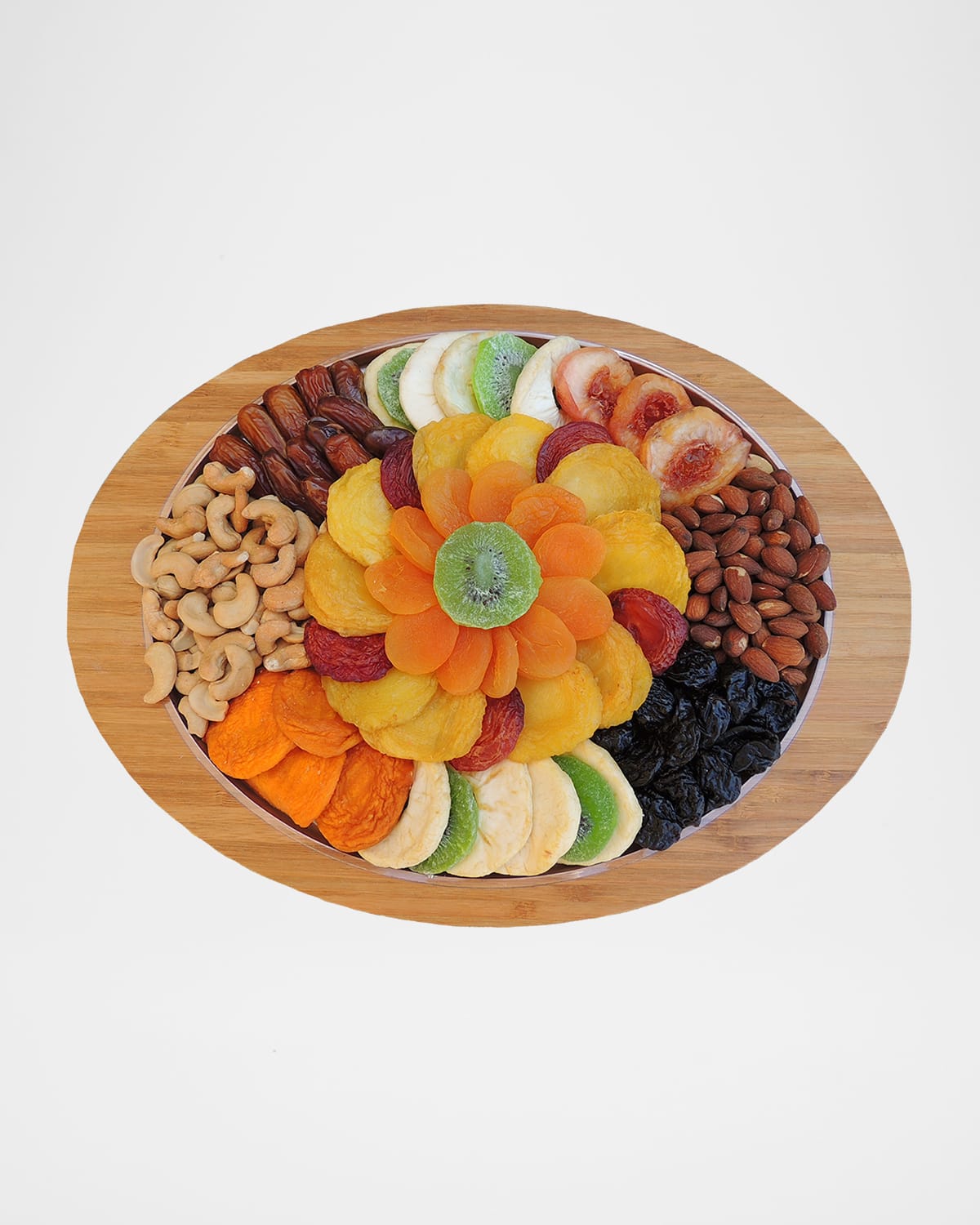 Oval Reusable Serving Tray with Fruit