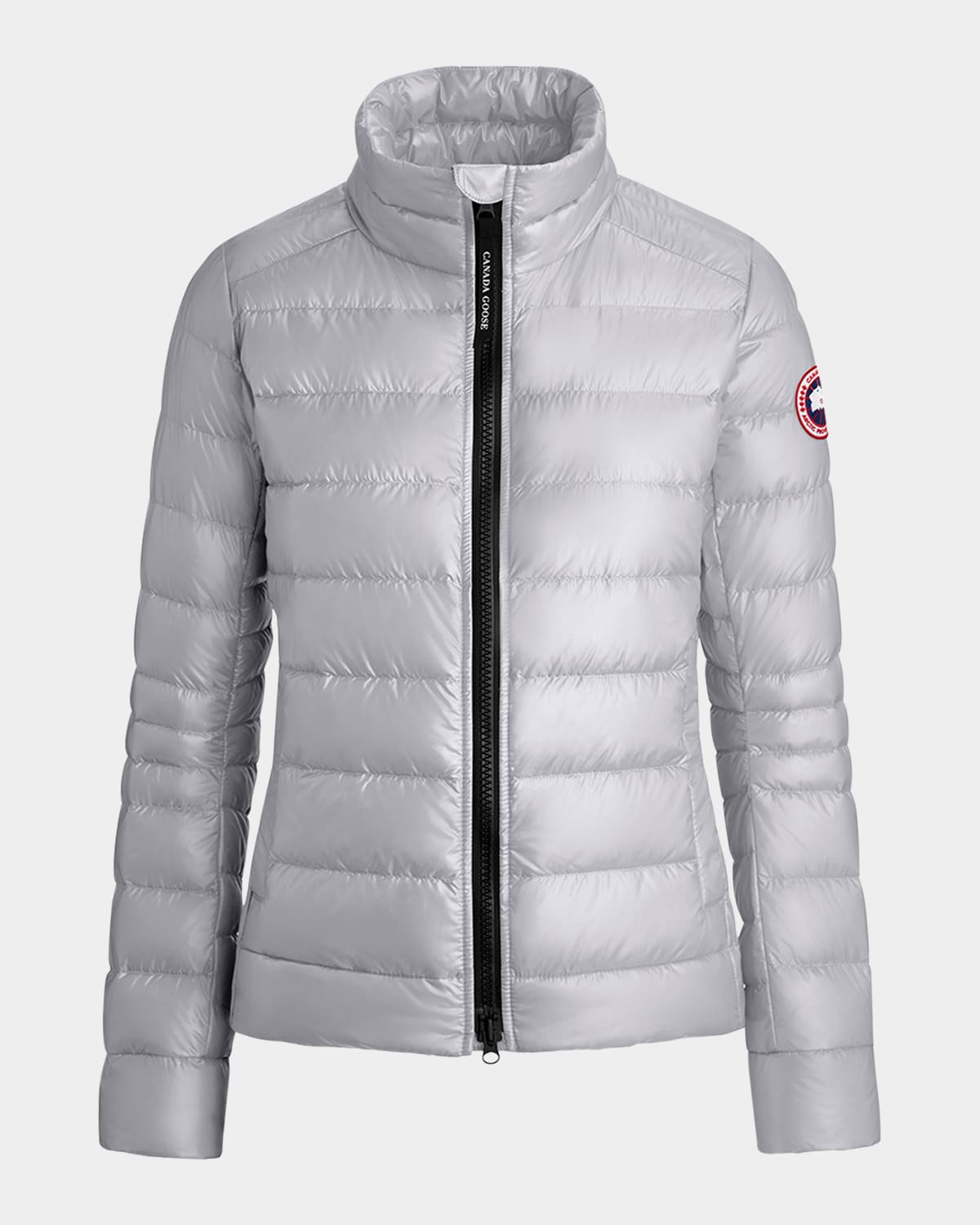 Shop Canada Goose Cypress Puffer Jacket In Silverbirch