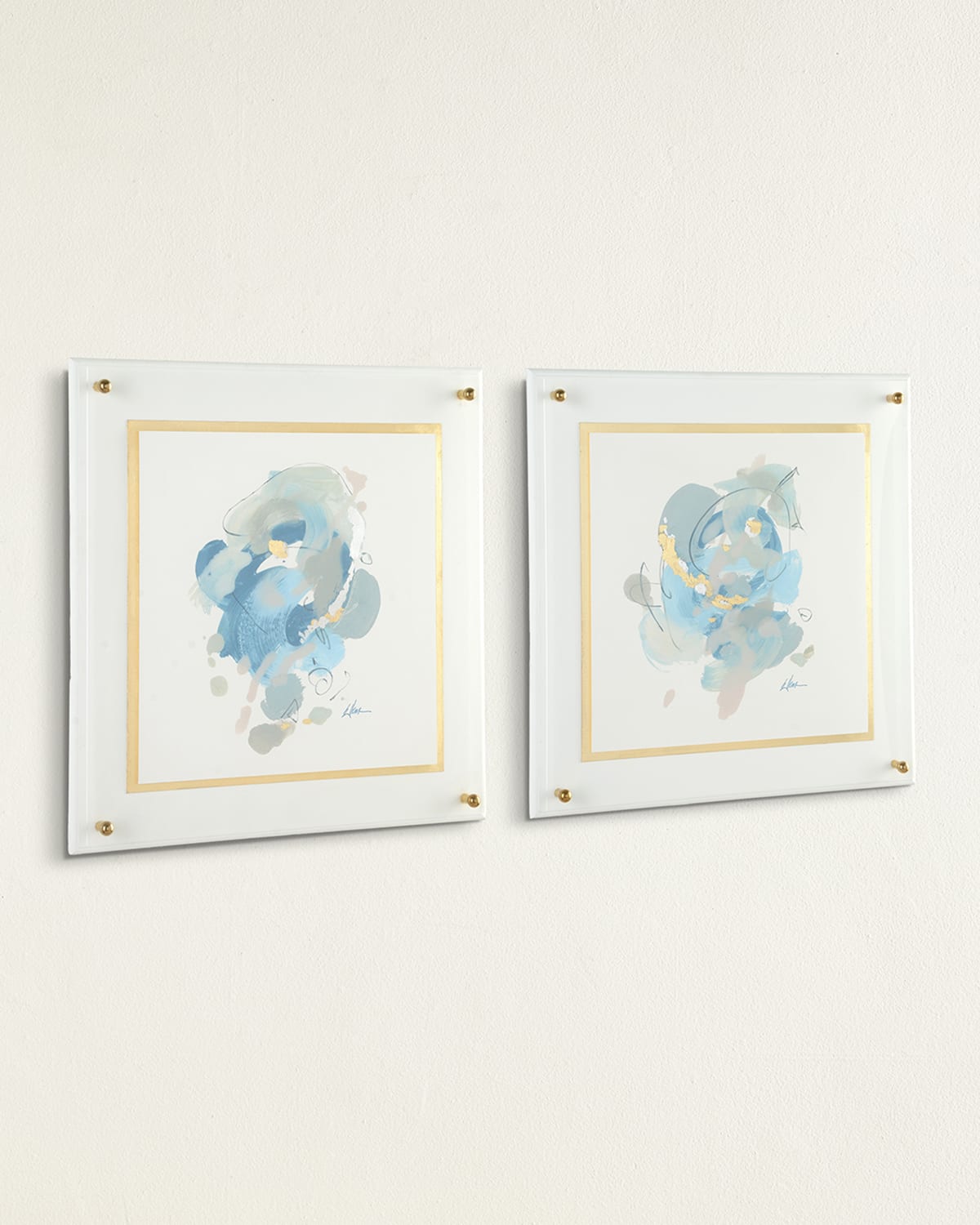Shop John-richard Collection Fragments I Wall Art By Jackie Ellens In Blue