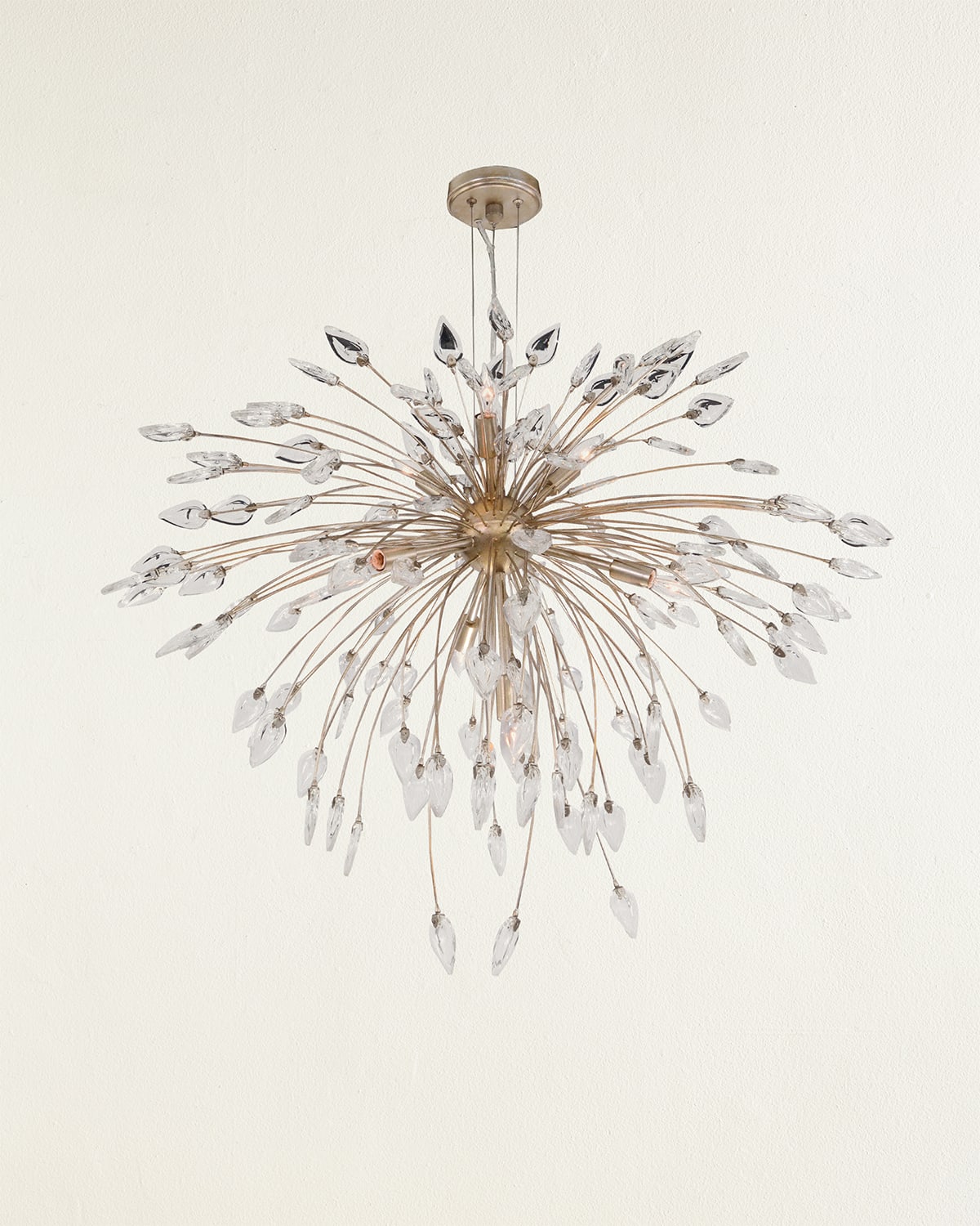 John-richard Collection Reveille Crystal Constellation 7-light Pendant Chandelier In Gold
