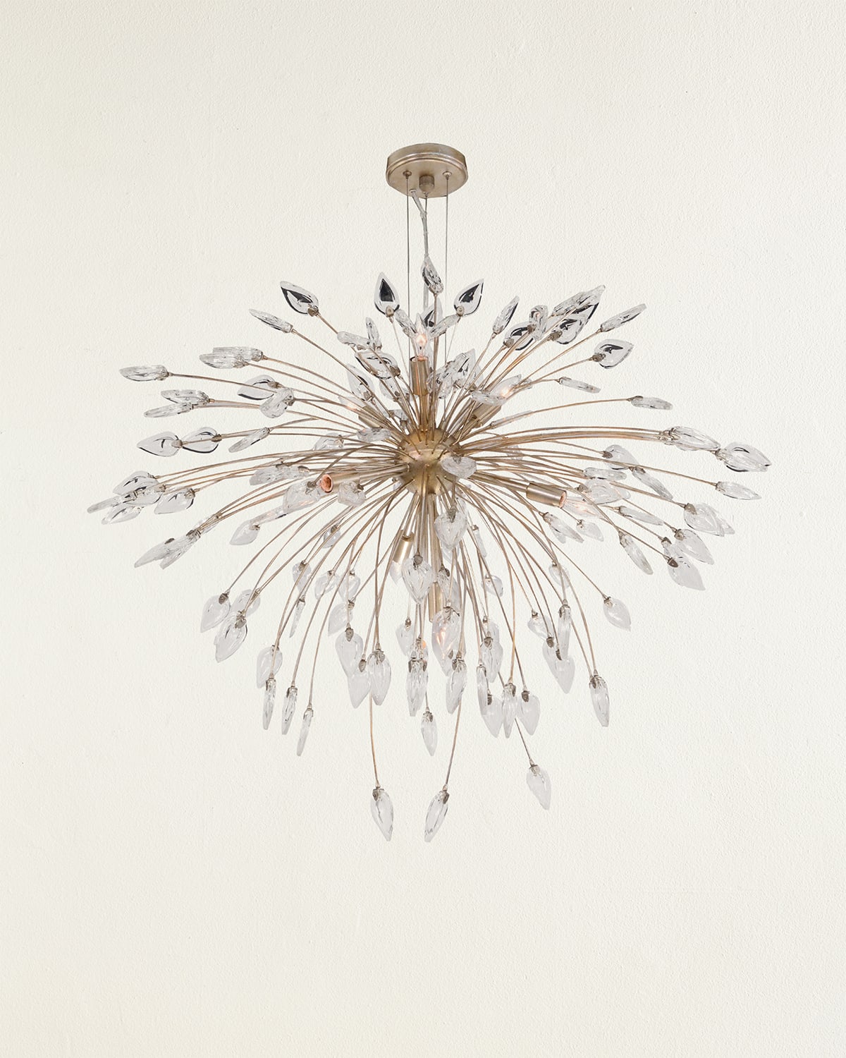 Shop John-richard Collection Reveille Crystal Constellation 7-light Pendant Chandelier In Gold