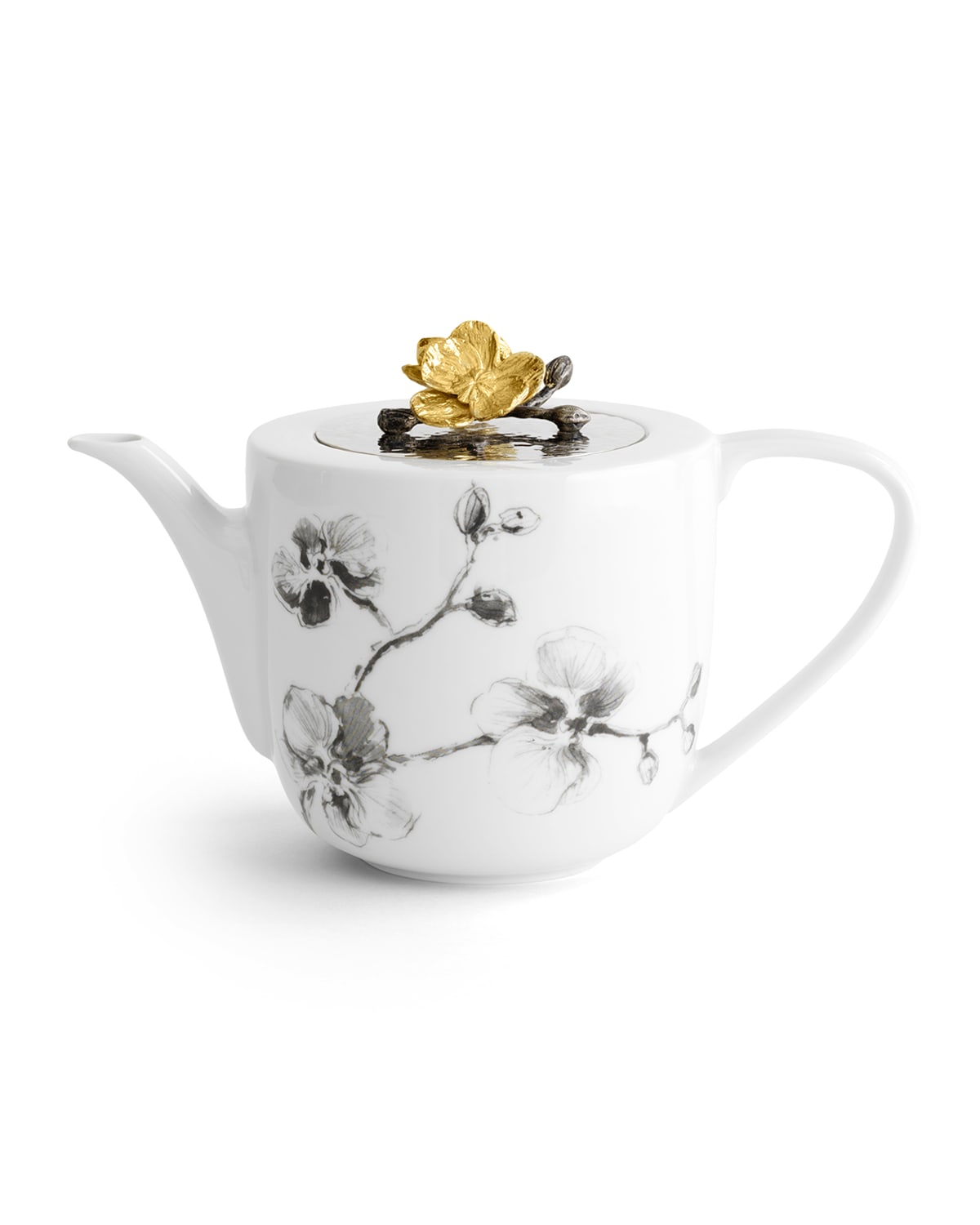 Michael Aram Gold Orchid Teapot