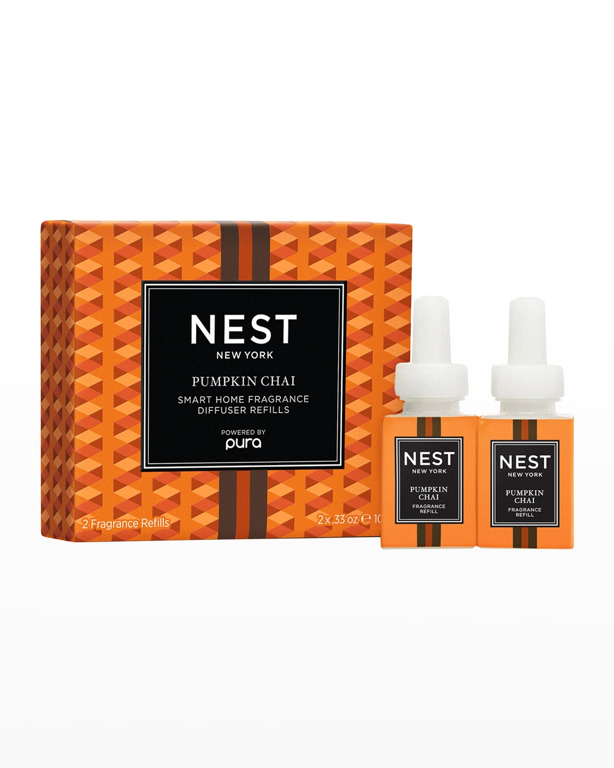 Nest New York Pumpkin Chai Smart Home Fragrance 2-piece Diffuser Refill Set