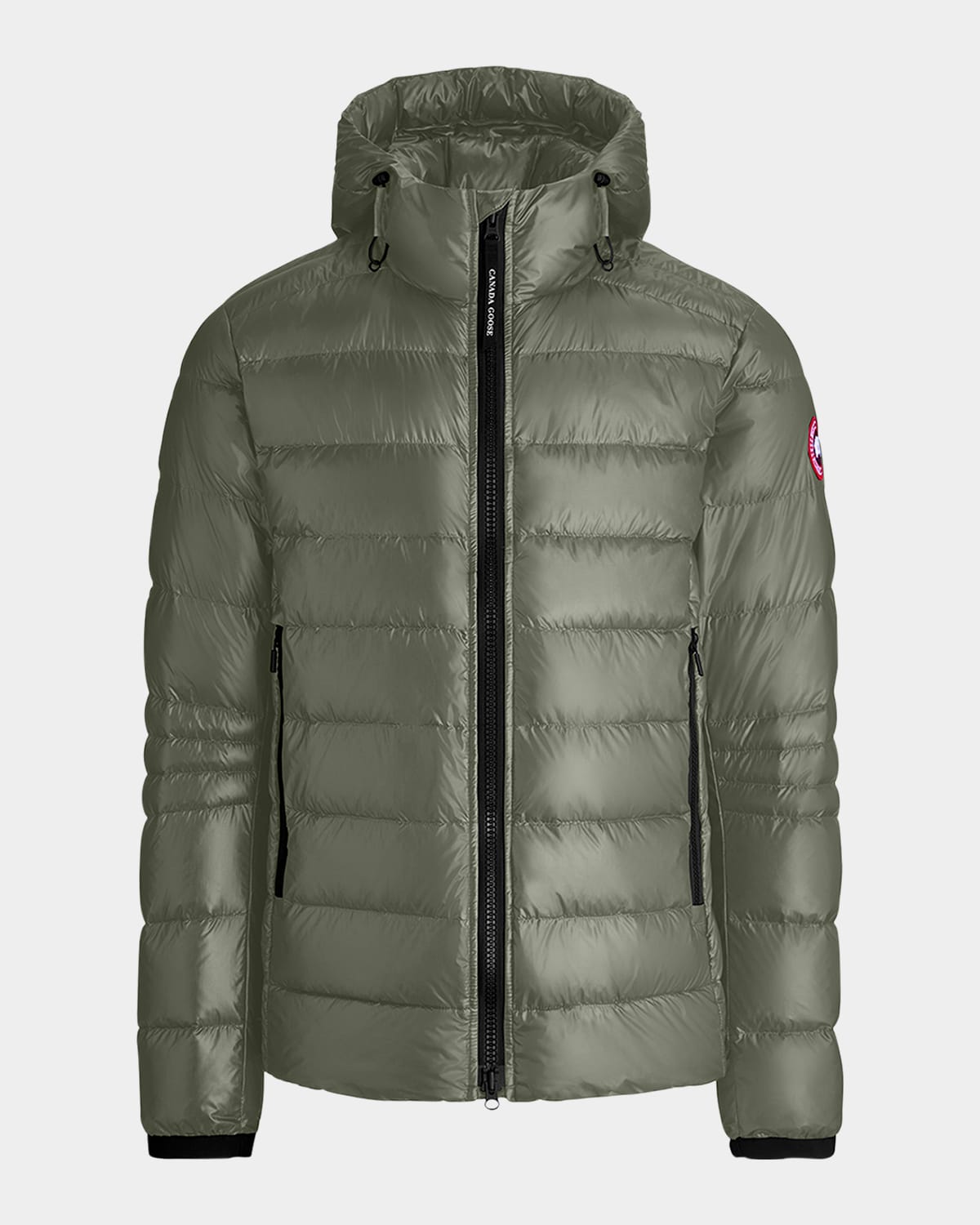 Shop Canada Goose Men's Crofton Hoodie In Sagebrush