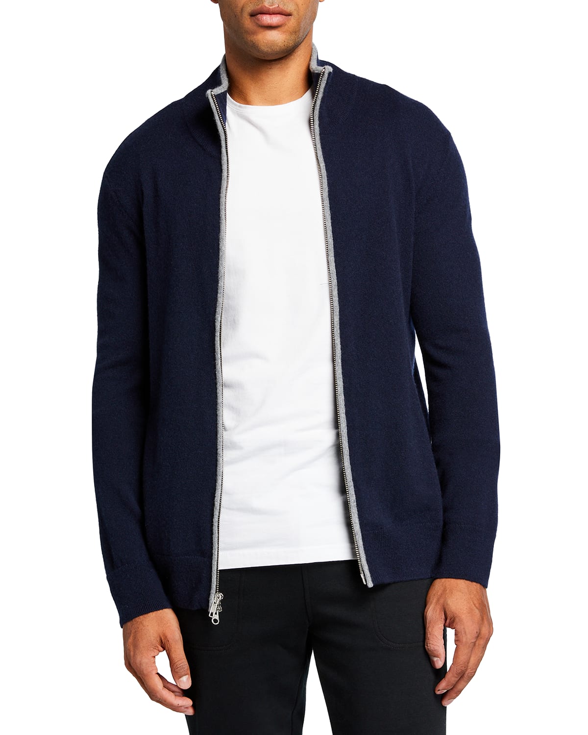 TSE for Neiman Marcus Men s Recycled Cashmere Full Zip Sweater