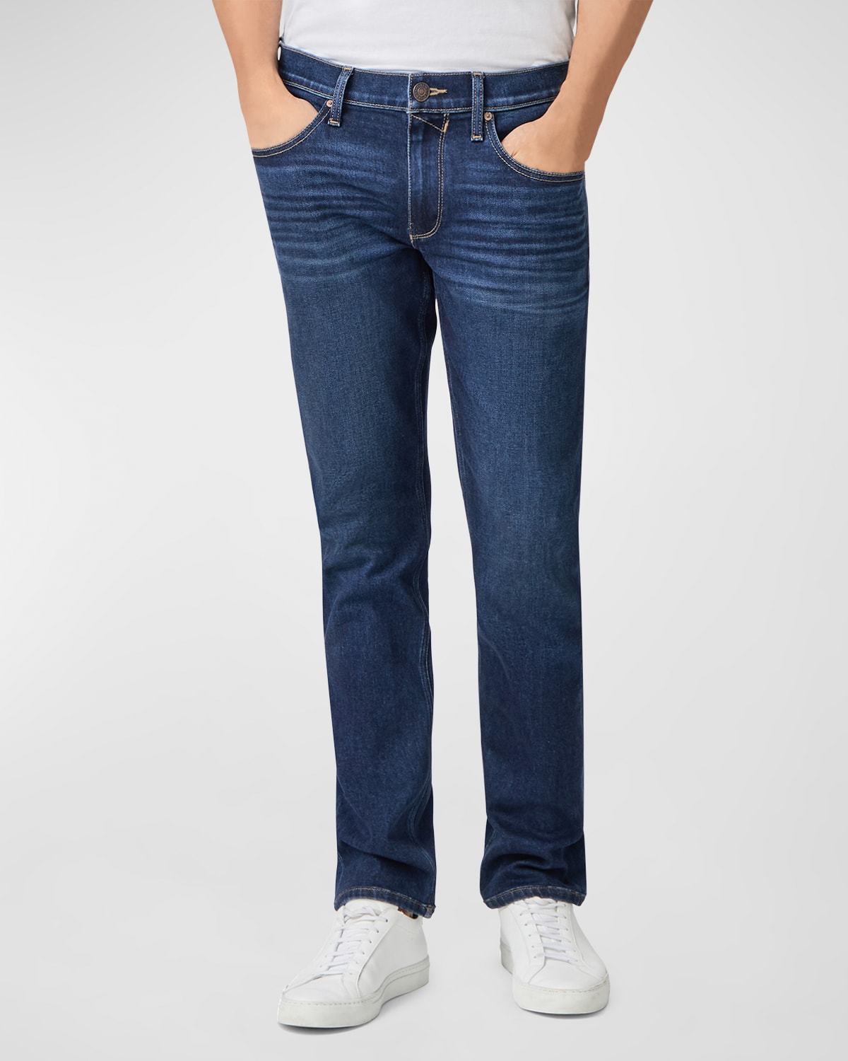 Paige Men's Federal Slim-straight Jeans In Danfrey