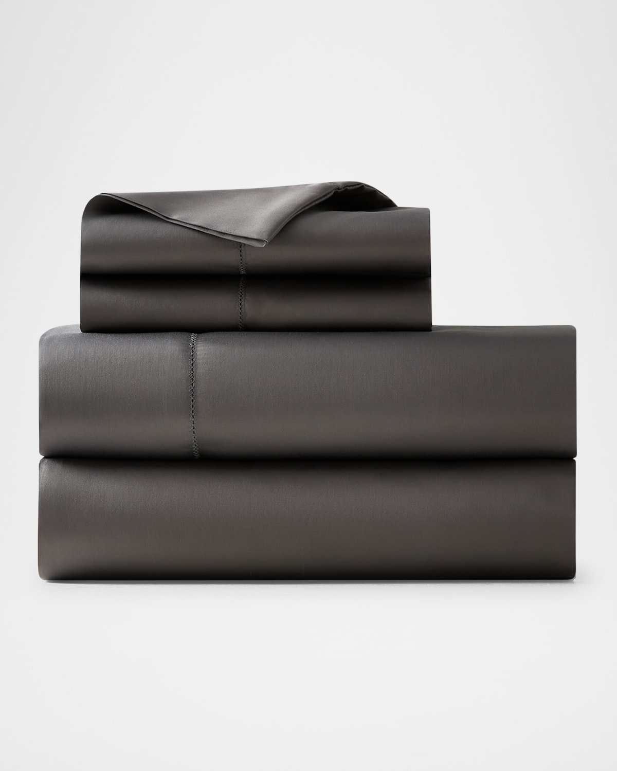 Polo Ralph Lauren Organic Sateen King Flat Sheet In Graphite