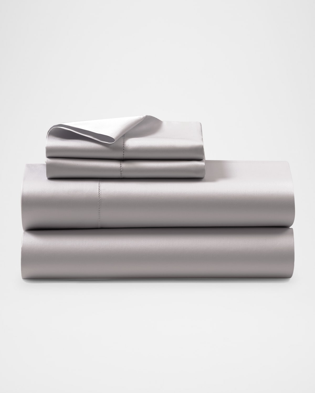 Polo Ralph Lauren Organic Sateen King Flat Sheet In Platinum