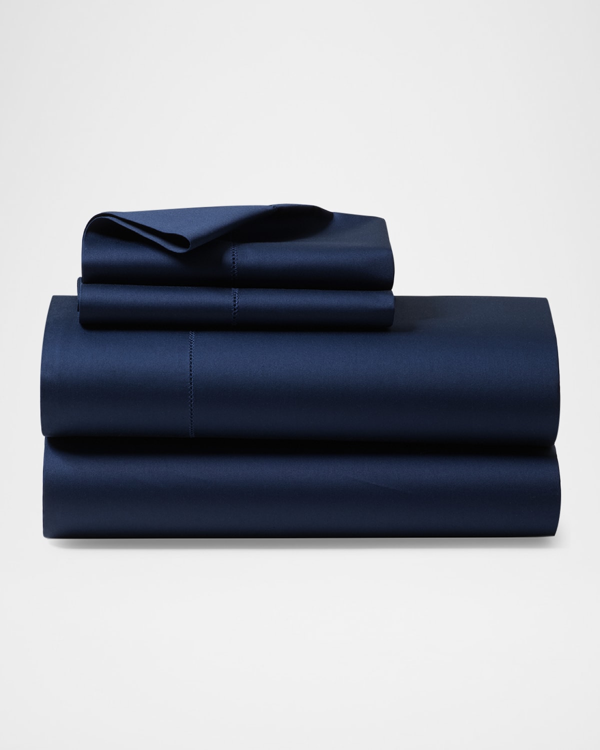 Polo Ralph Lauren Organic Sateen King Flat Sheet In Navy