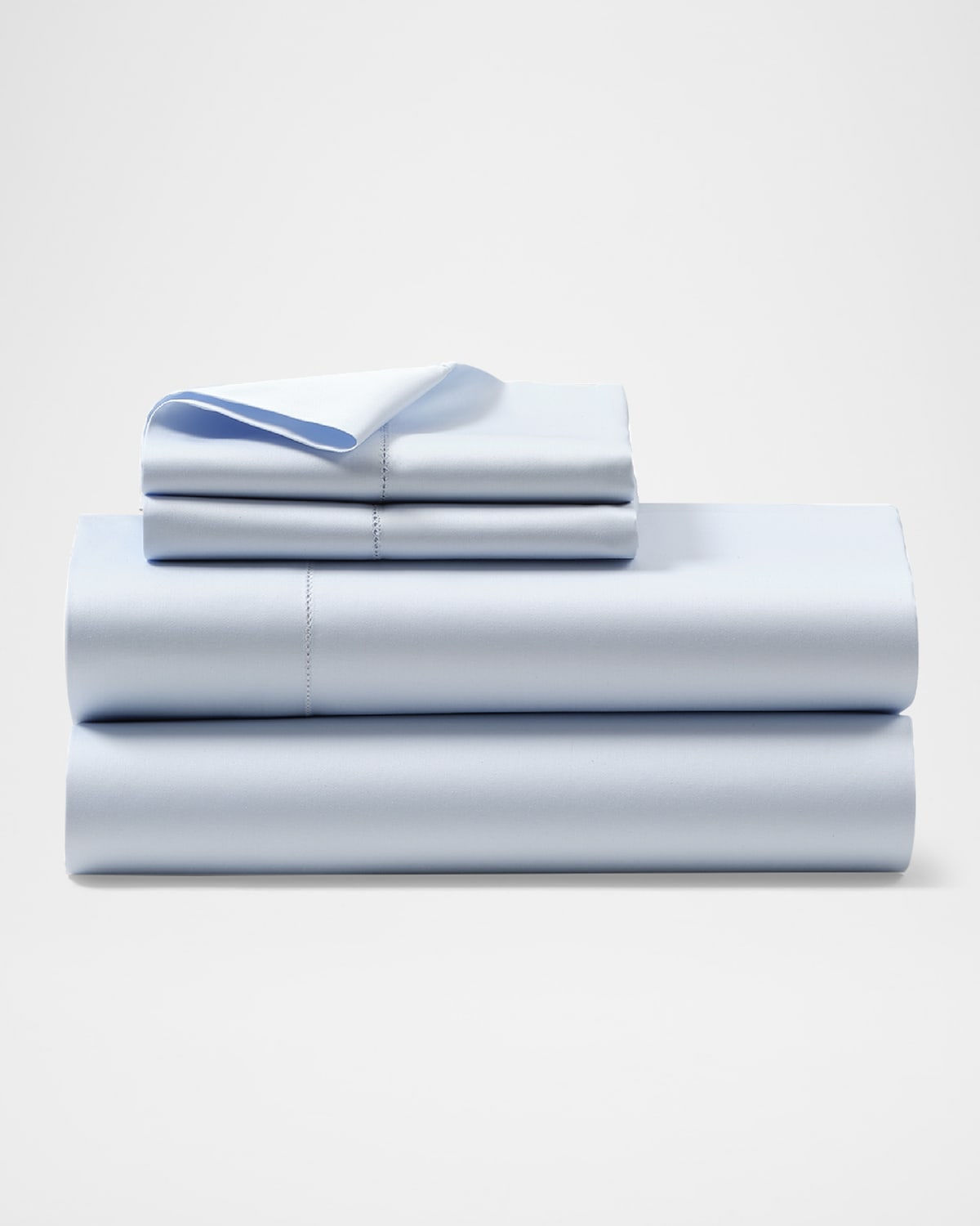 Polo Ralph Lauren Organic Sateen King Flat Sheet In Blue Hyacinth