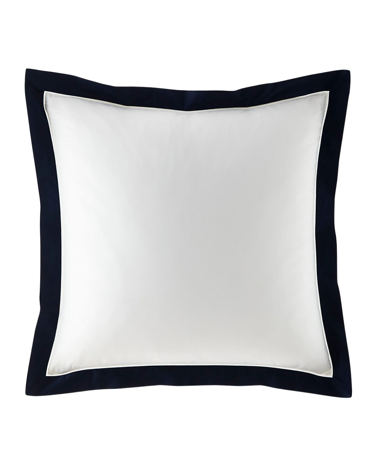 Polo Ralph Lauren Organic Sateen Border European Sham In Platinum