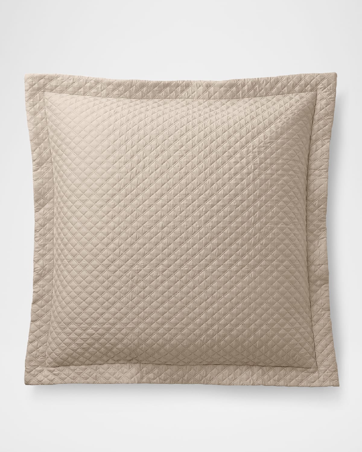 Ralph Lauren Home Quilted Sateen Argyle European Sham