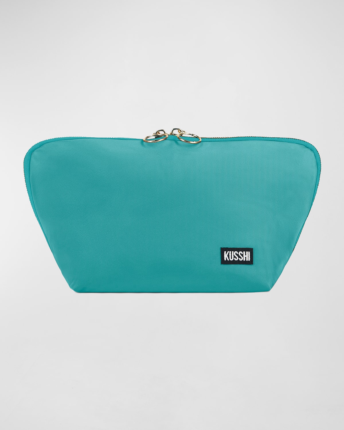 Kusshi Signature Makeup Bag In Seafoam/ Bright O