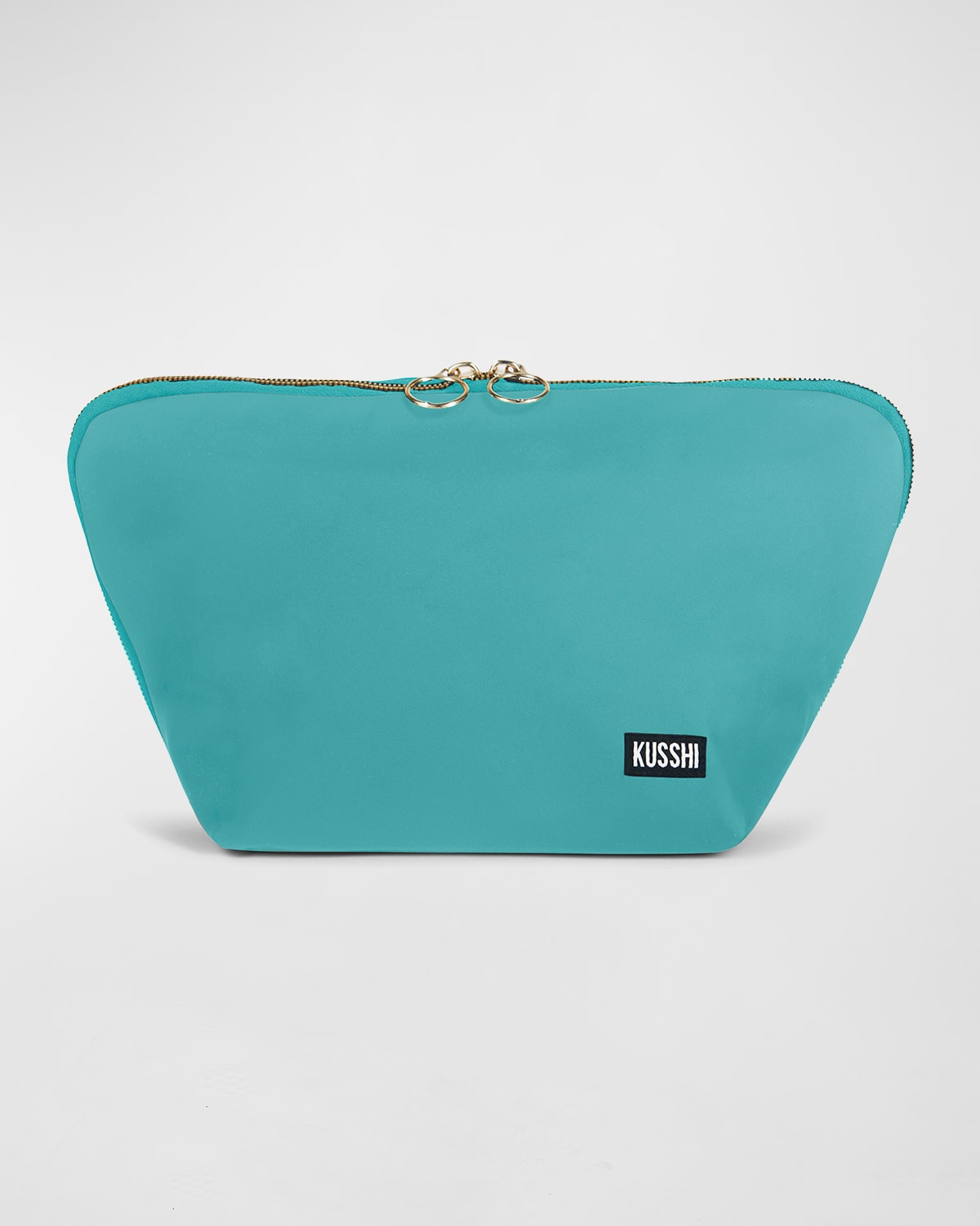 Kusshi Vacationer Makeup Bag In Seafoam/ Bright O