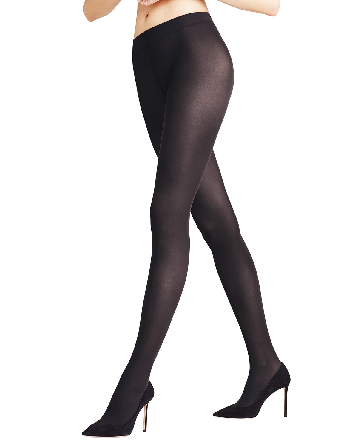 Shop Falke Matte Deluxe 30 Denier Tights In Black