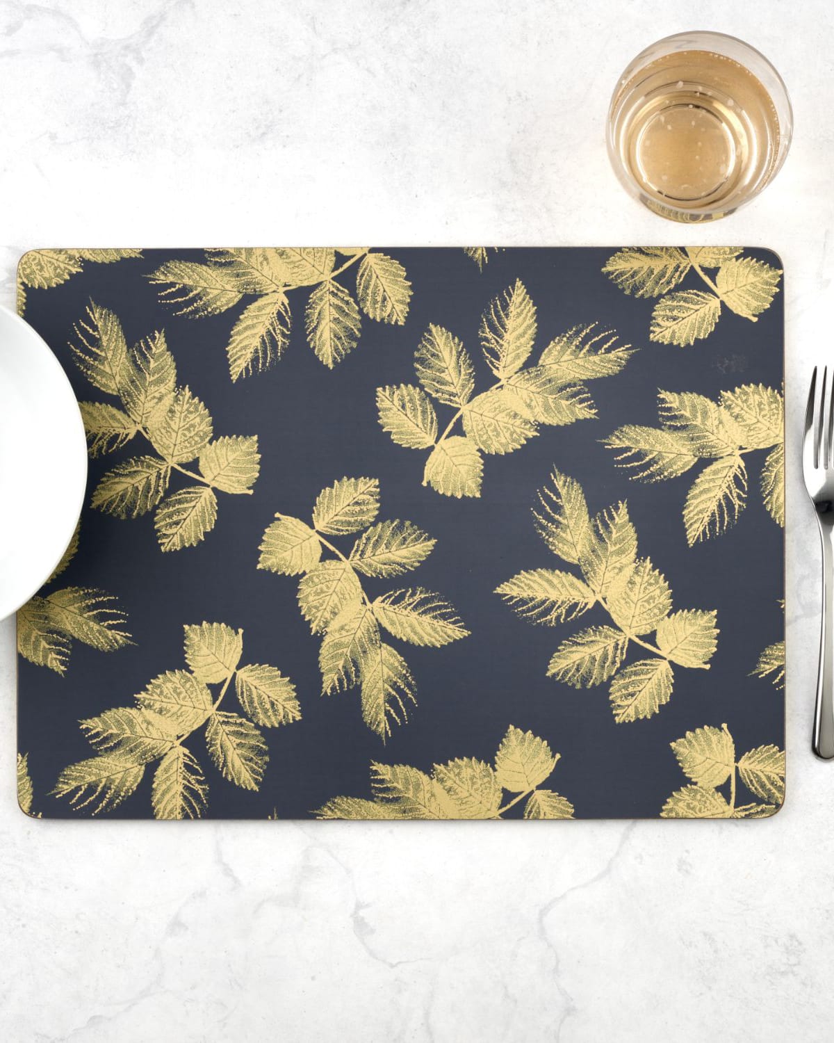 Portmeirion Etched Leaves Placemats, Set Of 4