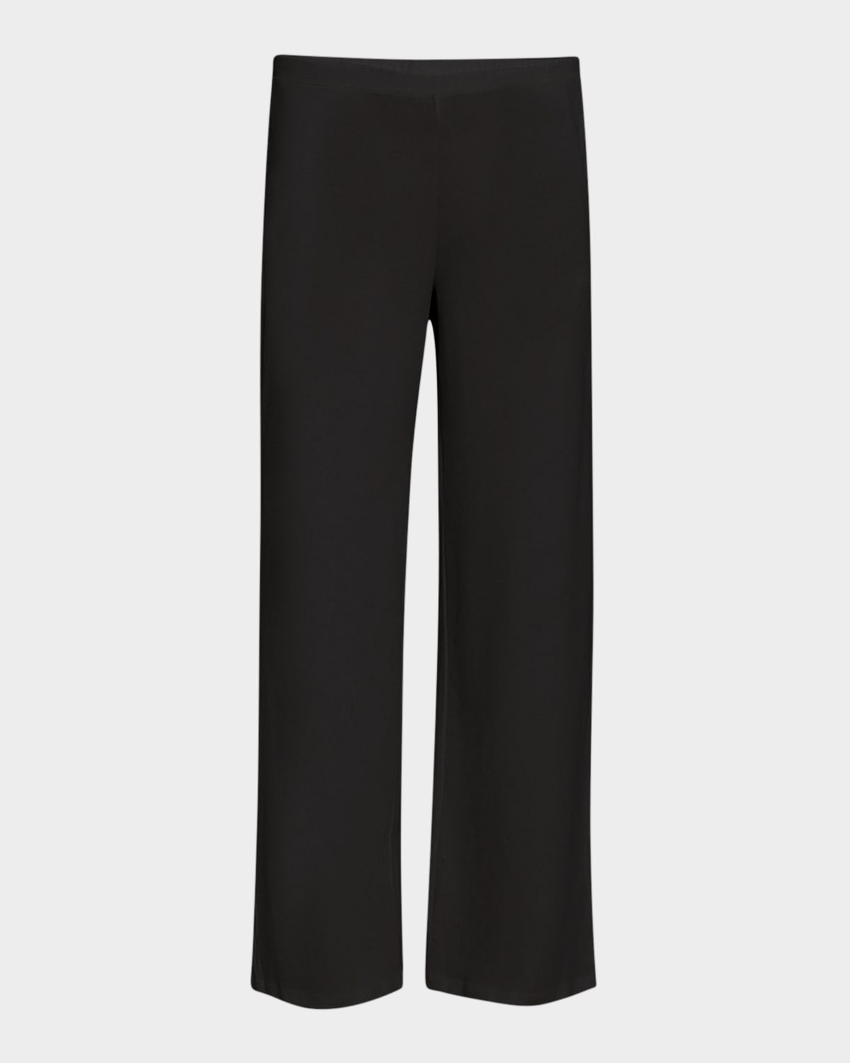 Shop Skin Christine Wide-leg Organic Cotton Lounge Pants In Black